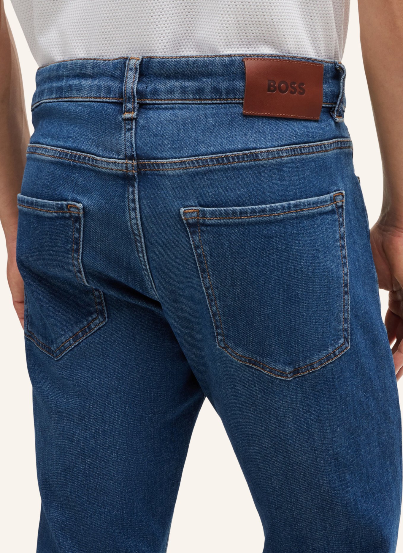 BOSS Jeans DELAWARE3-1 Slim Fit, Farbe: BLAU (Bild 4)