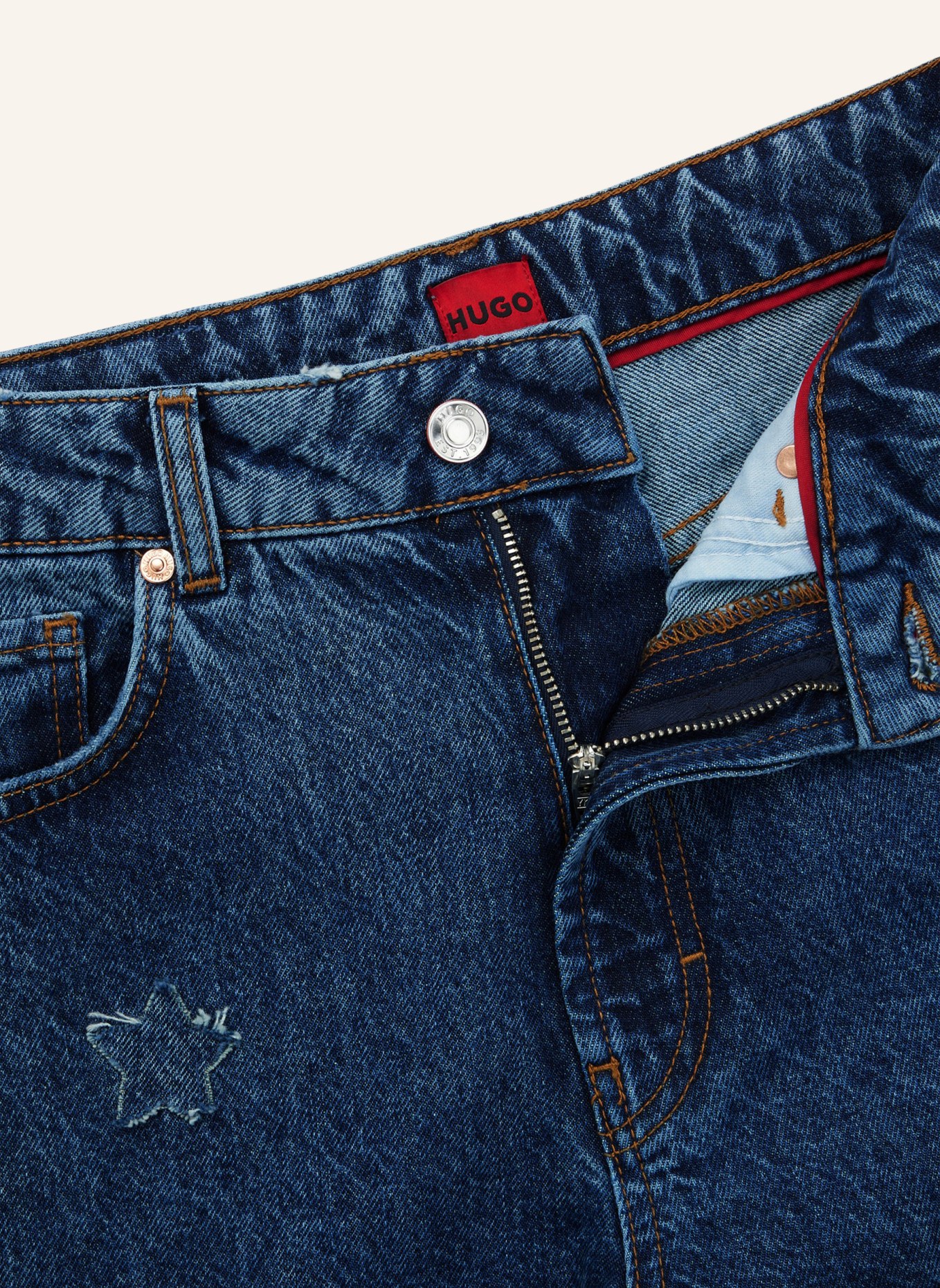 HUGO Jeans GILISSI Relaxed Fit, Farbe: DUNKELBLAU (Bild 2)