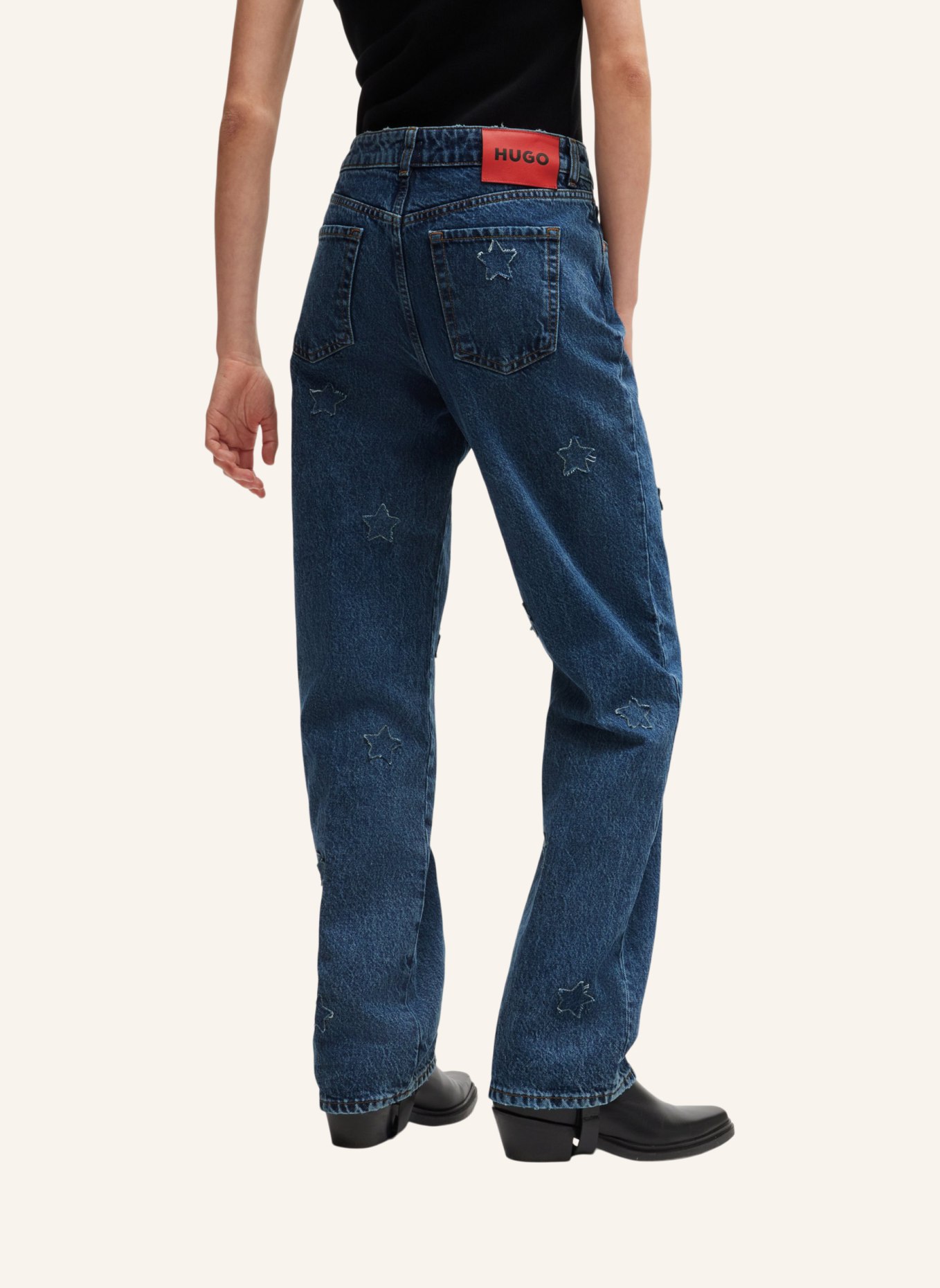 HUGO Jeans GILISSI Relaxed Fit, Farbe: DUNKELBLAU (Bild 3)