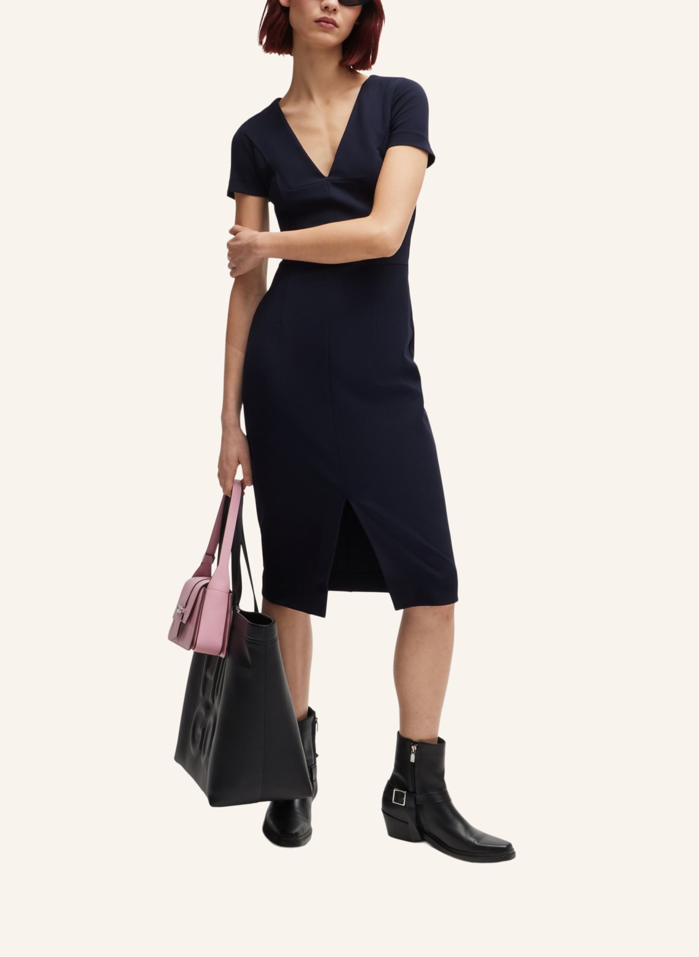 HUGO Business Kleid KALAMARA-1 Slim Fit, Farbe: DUNKELBLAU (Bild 6)