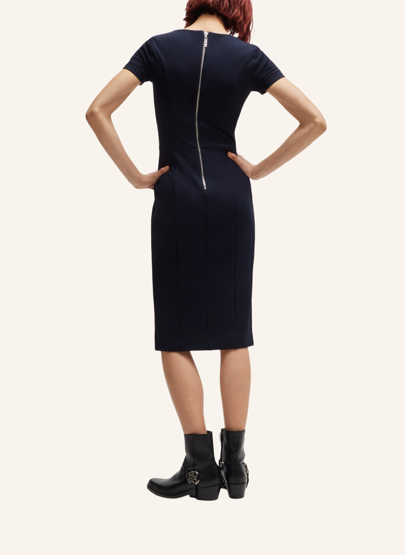 HUGO Business Kleid KALAMARA-1 Slim Fit, Farbe: DUNKELBLAU (Bild 2)