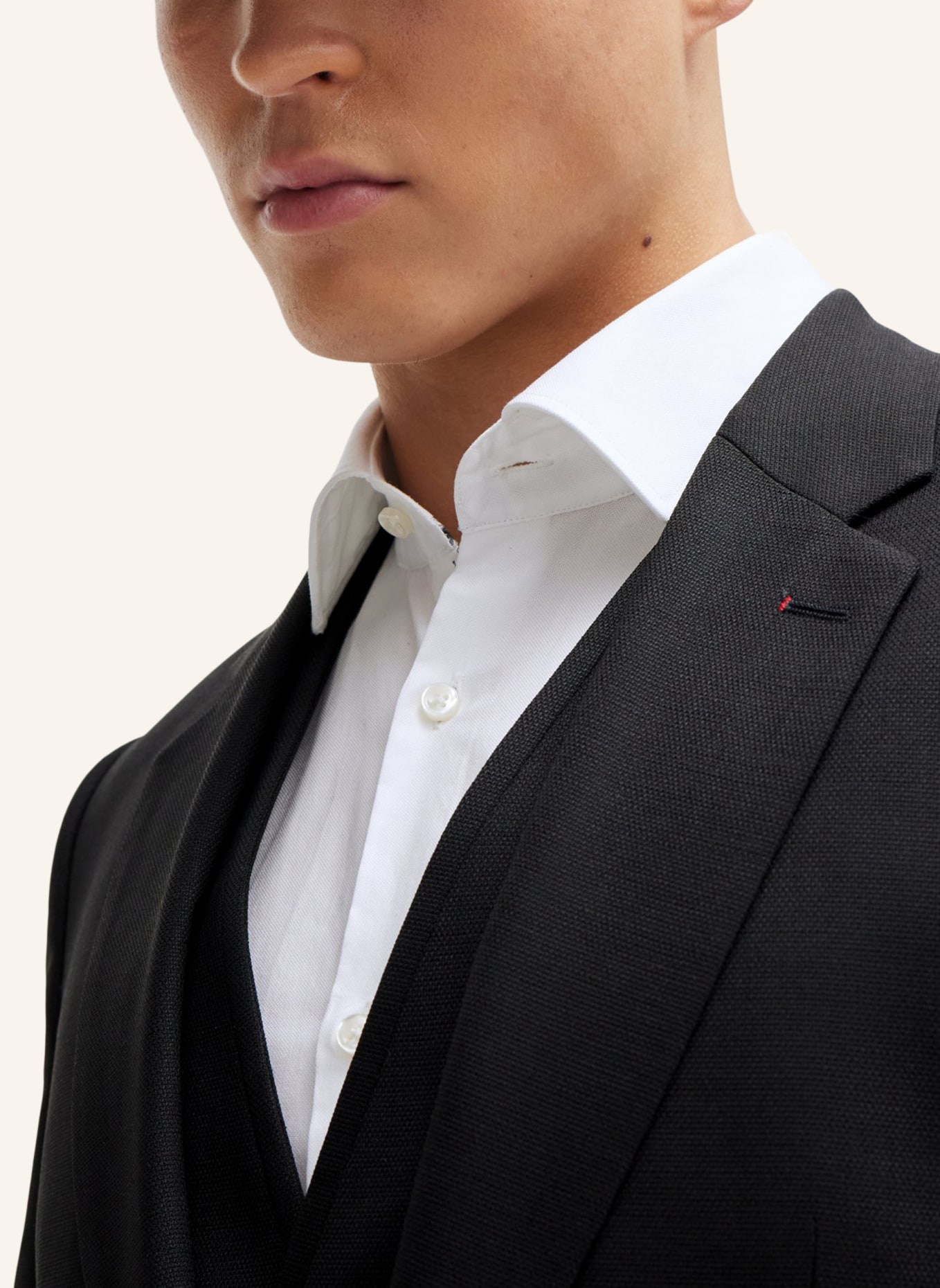HUGO Business Anzug ARTI/HESTEN242V1X Extra-Slim Fit, Farbe: SCHWARZ (Bild 4)