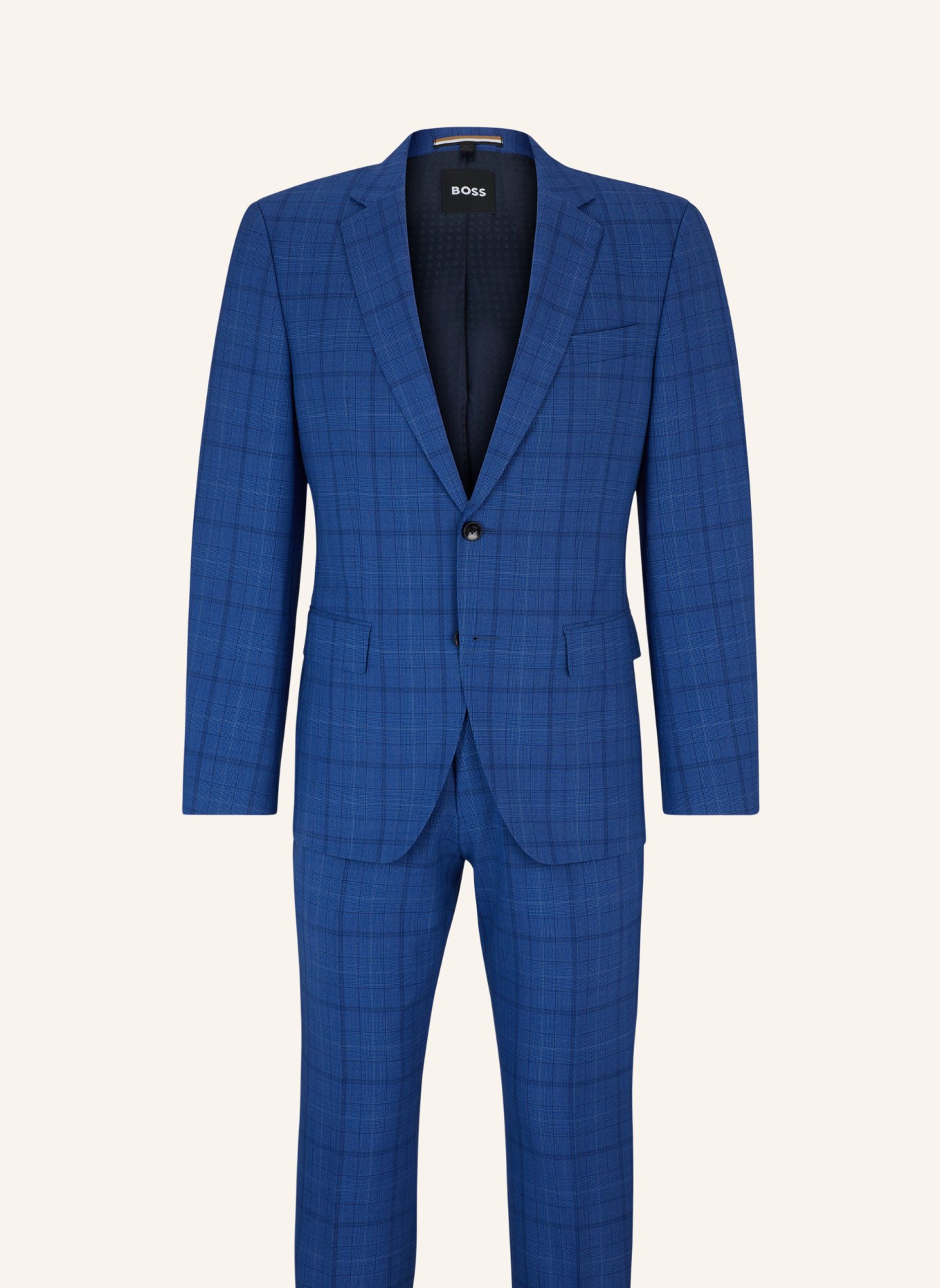 BOSS Business Anzug H-HUGE-2PCS-224 Slim Fit, Farbe: BLAU (Bild 1)