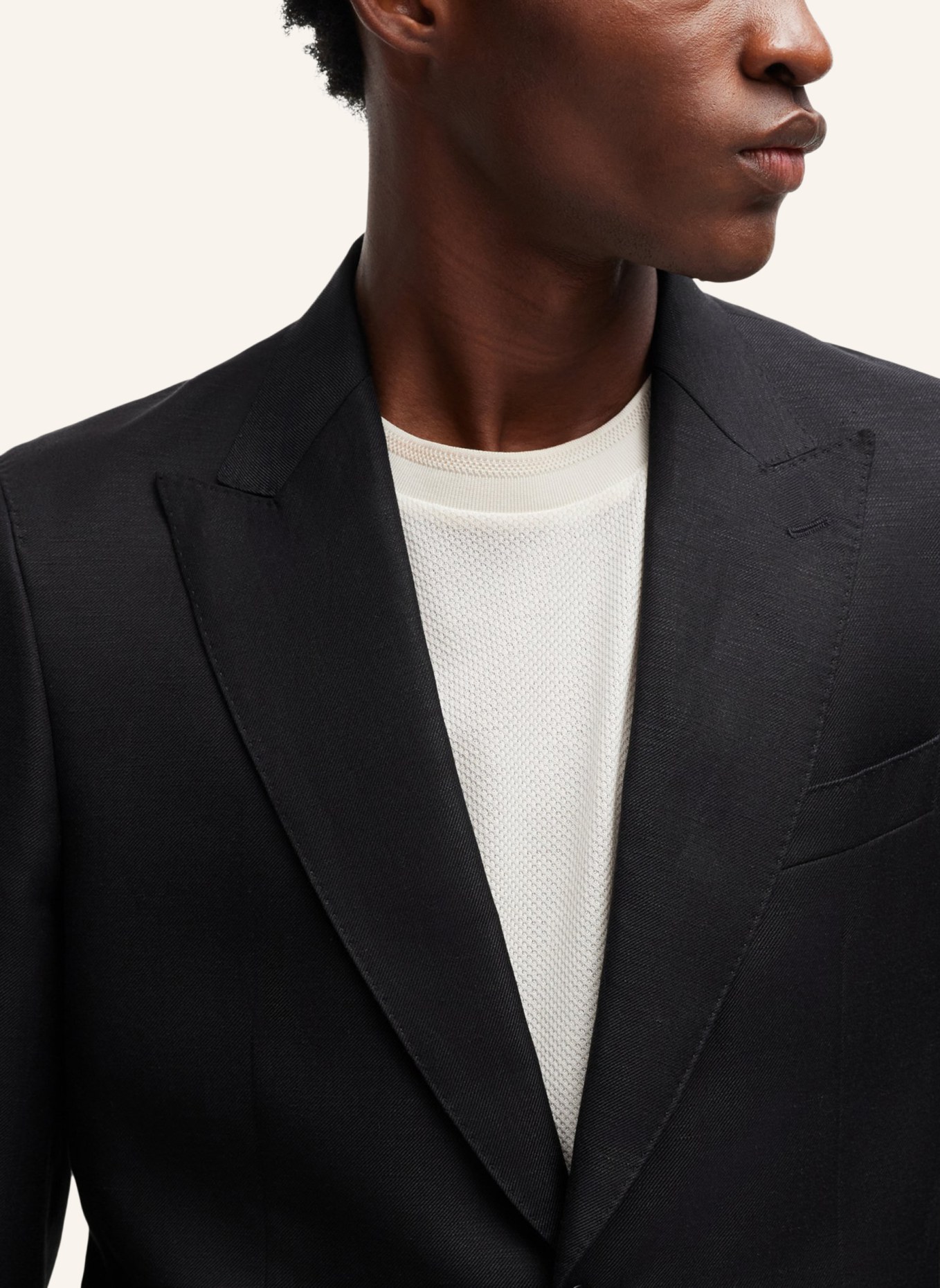 BOSS Business Anzug C-HUGE-2PCS-PEAK-242 Slim Fit, Farbe: SCHWARZ (Bild 4)