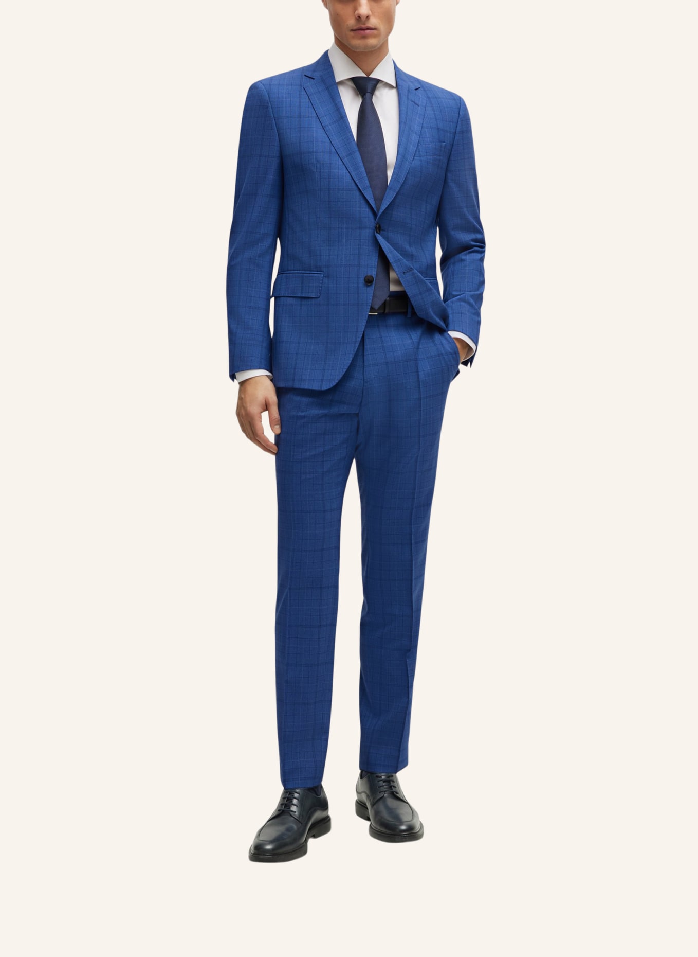 BOSS Business Anzug H-HUGE-2PCS-224 Slim Fit, Farbe: BLAU (Bild 9)