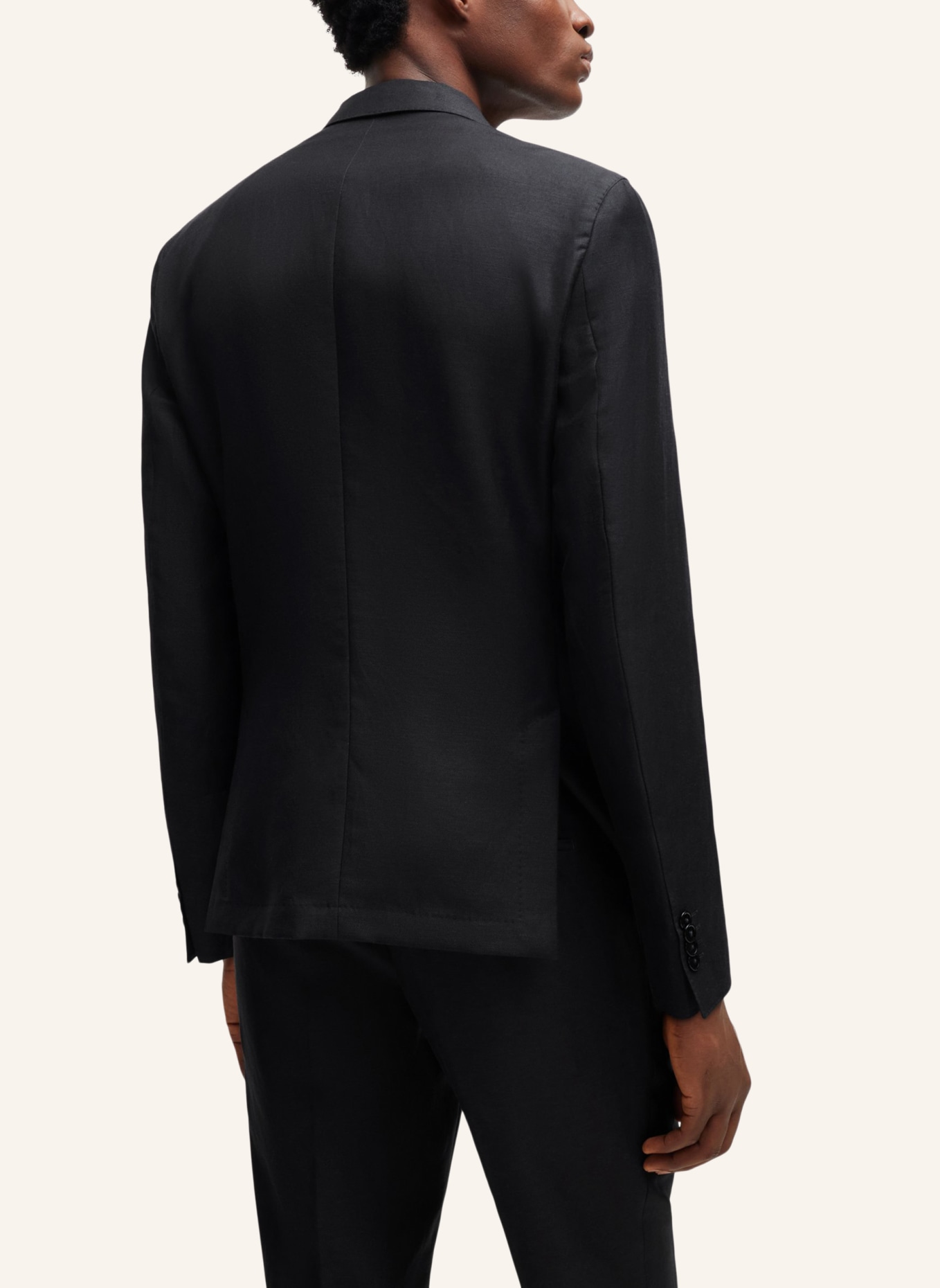 BOSS Business Anzug C-HUGE-2PCS-PEAK-242 Slim Fit, Farbe: SCHWARZ (Bild 3)