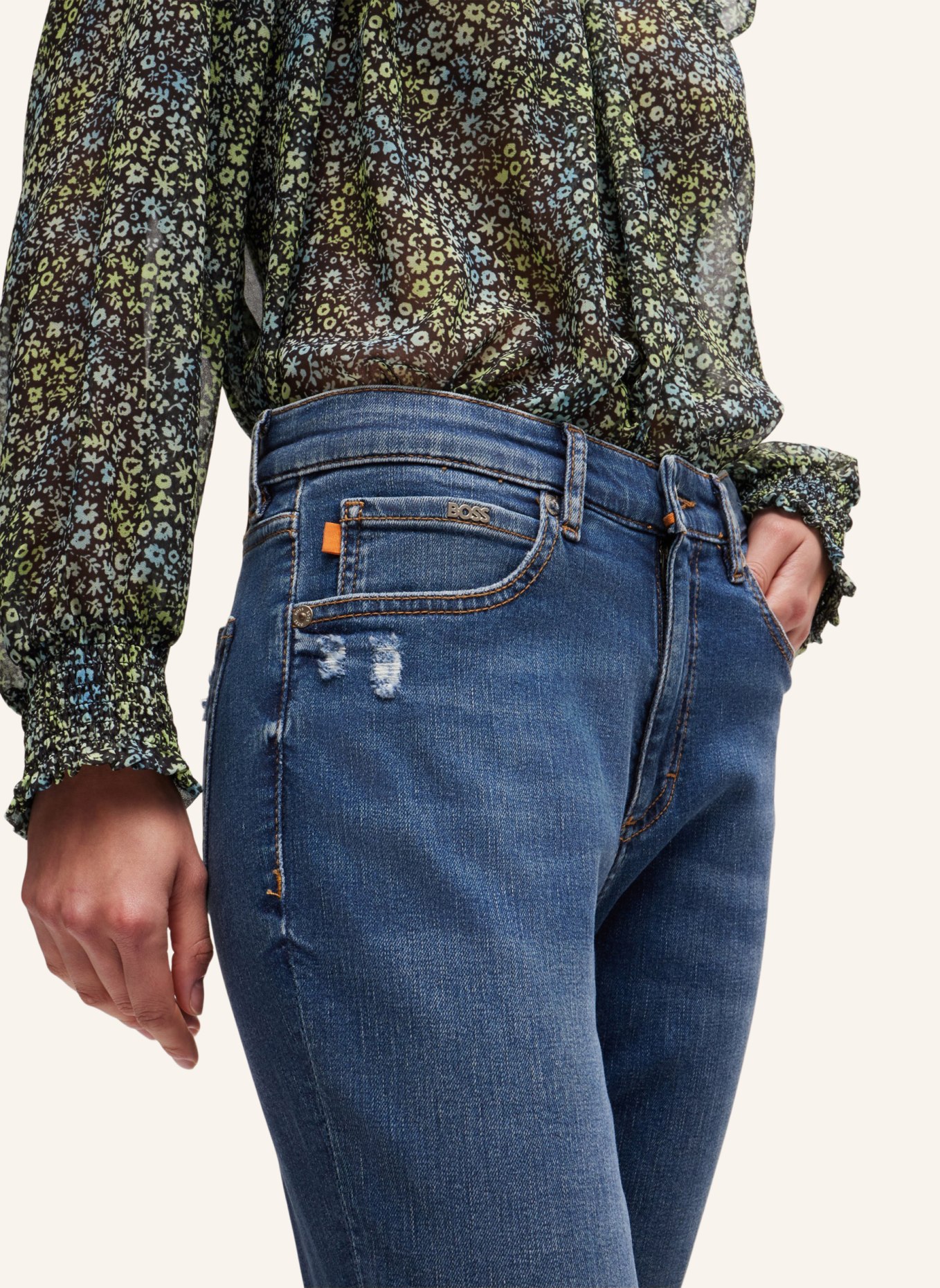 BOSS Jeans C_JACKIE MR 3.0, Farbe: DUNKELBLAU (Bild 4)