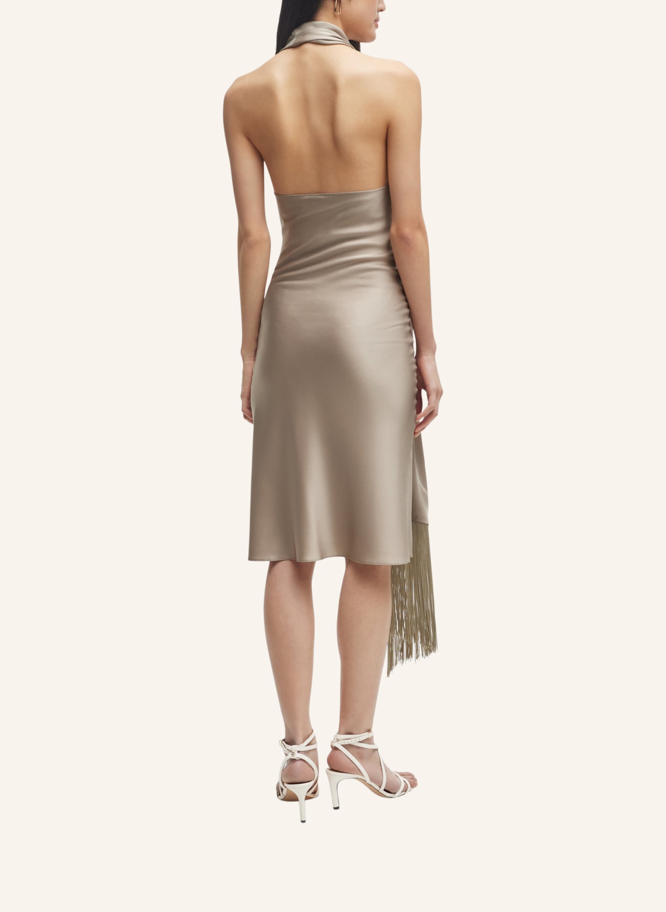 BOSS Business Kleid DASCARVE1 Slim Fit, Farbe: BEIGE (Bild 2)