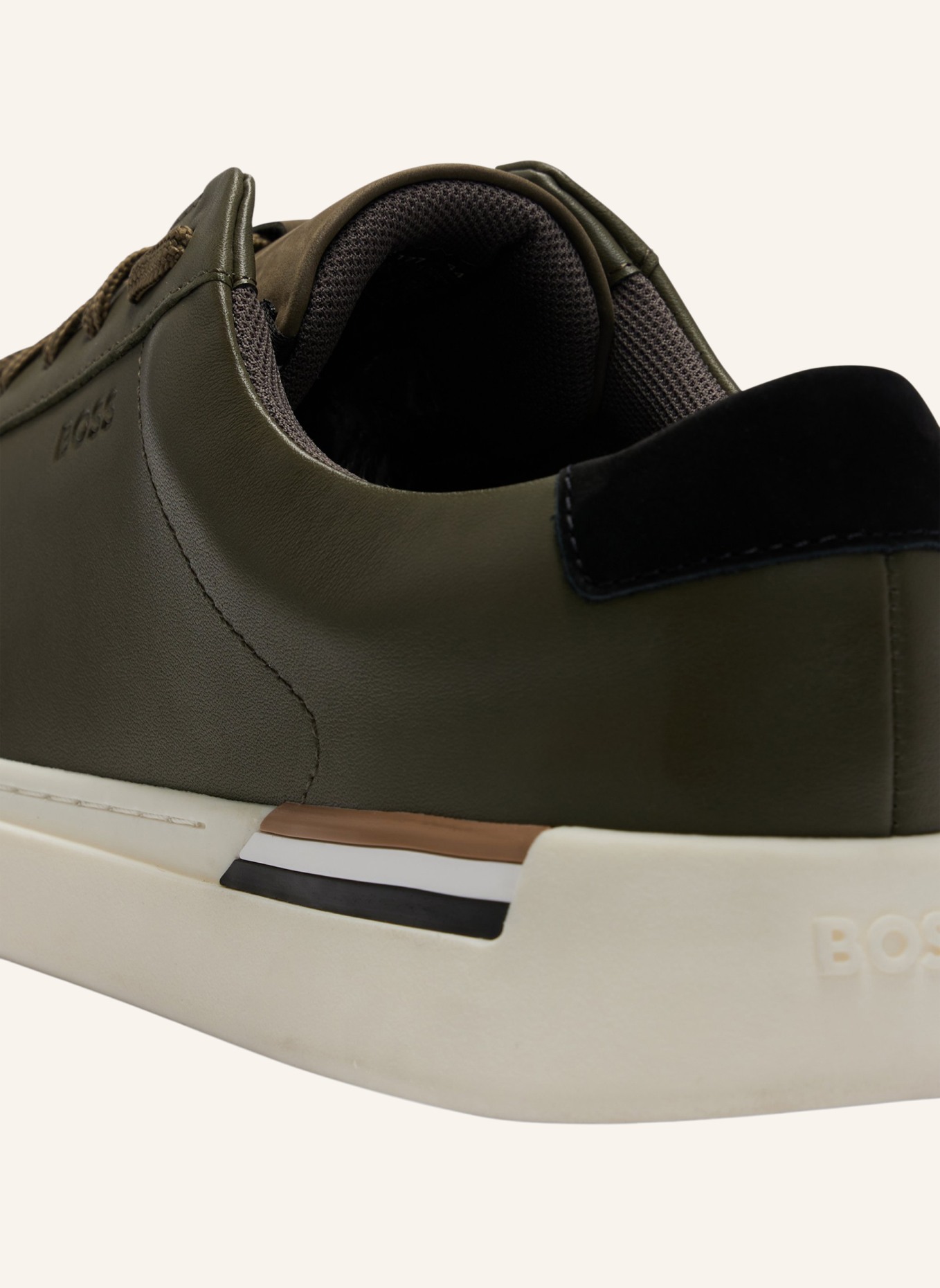 BOSS Sneaker CLINT_TENN_LTNU, Farbe: DUNKELGRÜN (Bild 2)