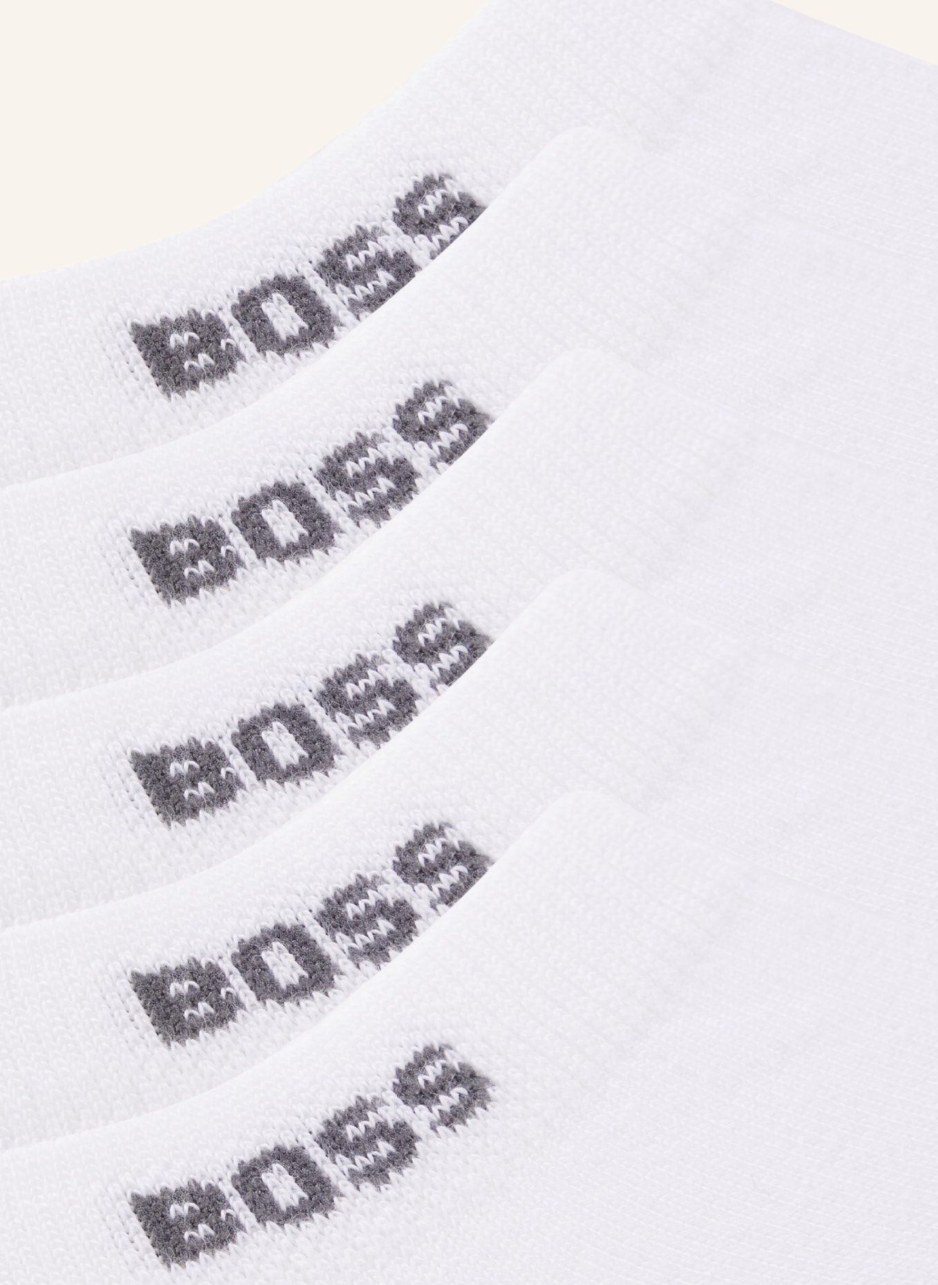 BOSS Casual Socken 5P AS LOGO CC W, Farbe: WEISS (Bild 2)