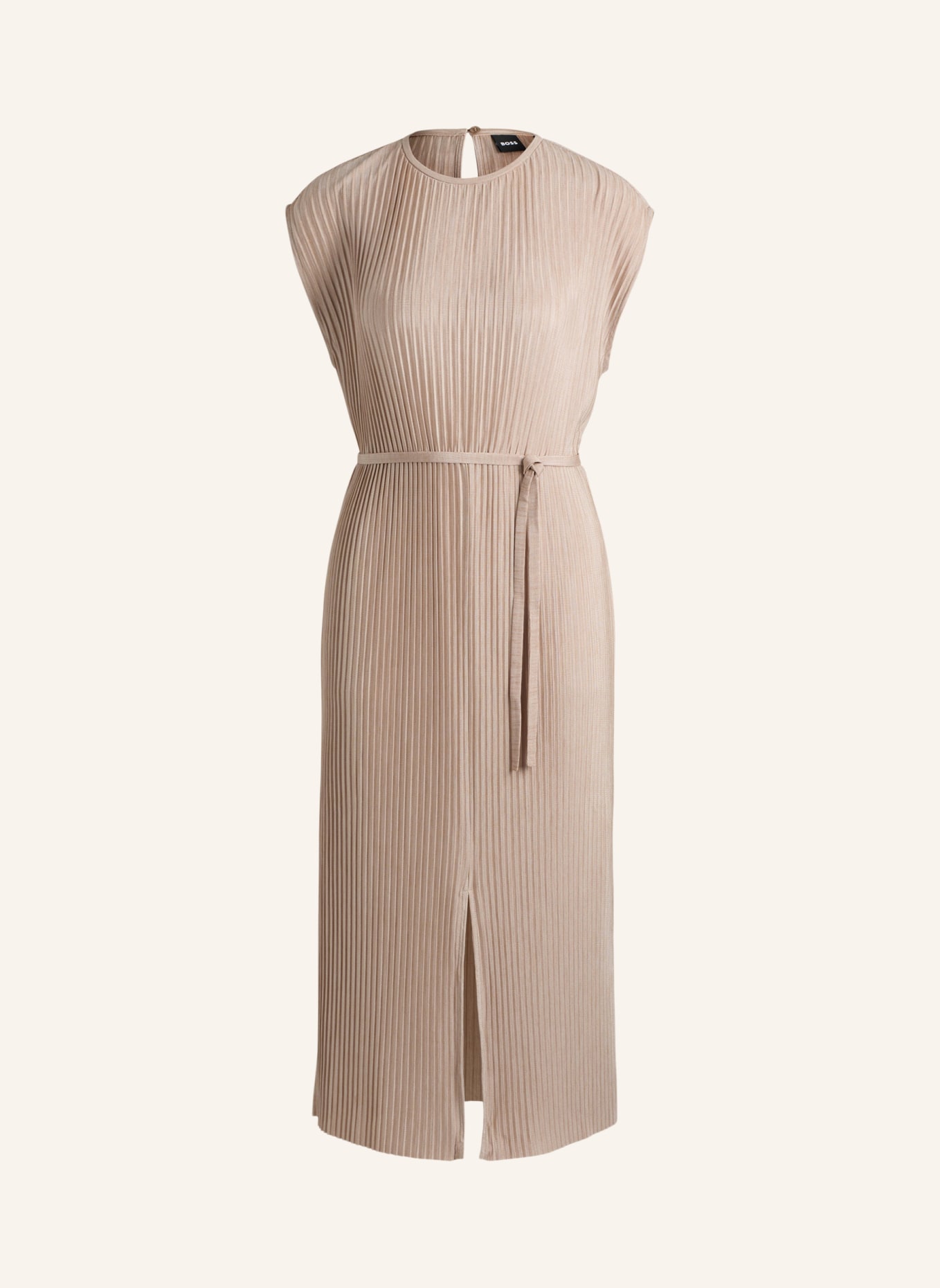 BOSS Jersey-Kleid EMAURA, Farbe: BEIGE (Bild 1)