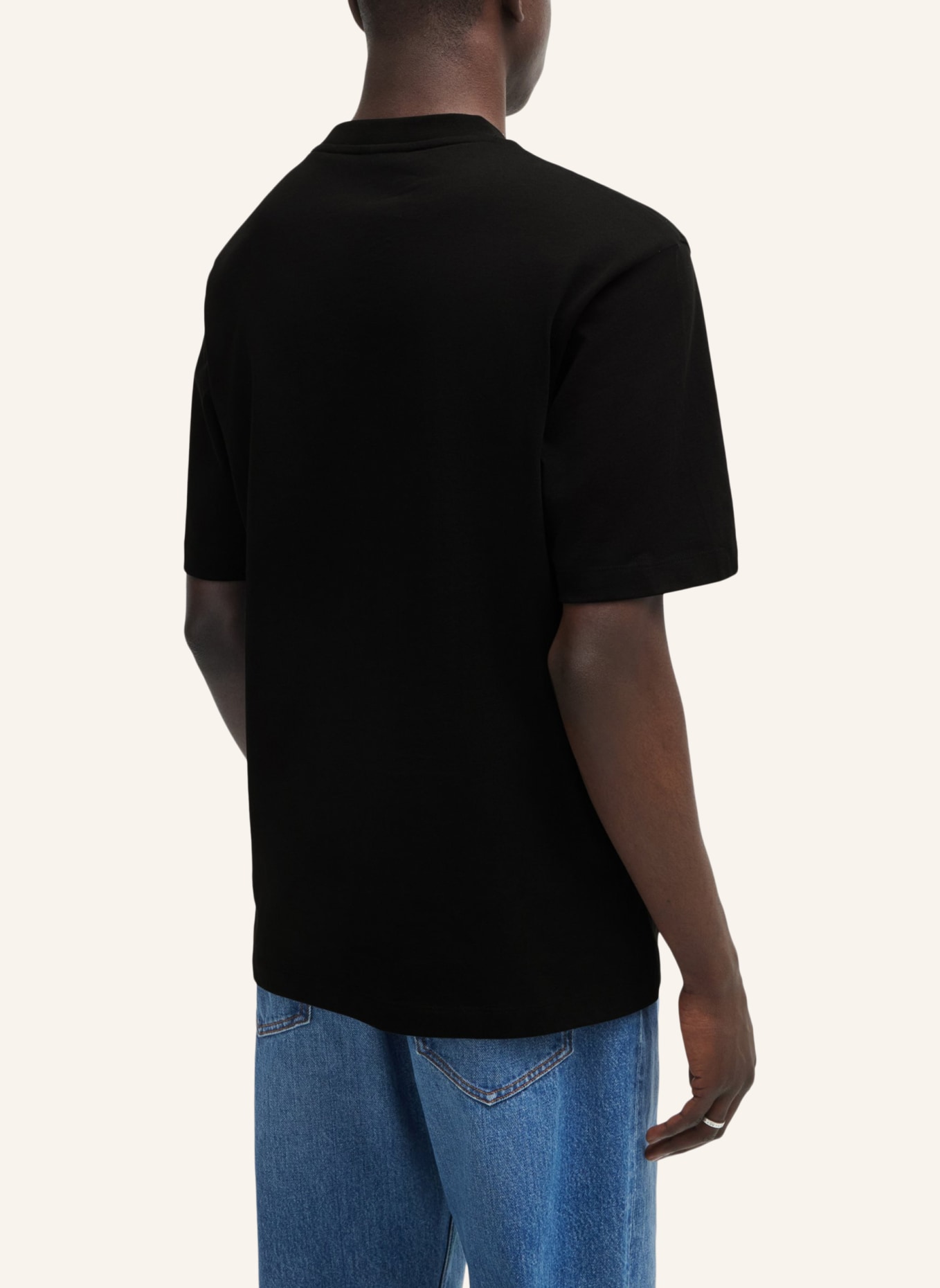 HUGO T-Shirt NILEY Regular Fit, Farbe: SCHWARZ (Bild 2)