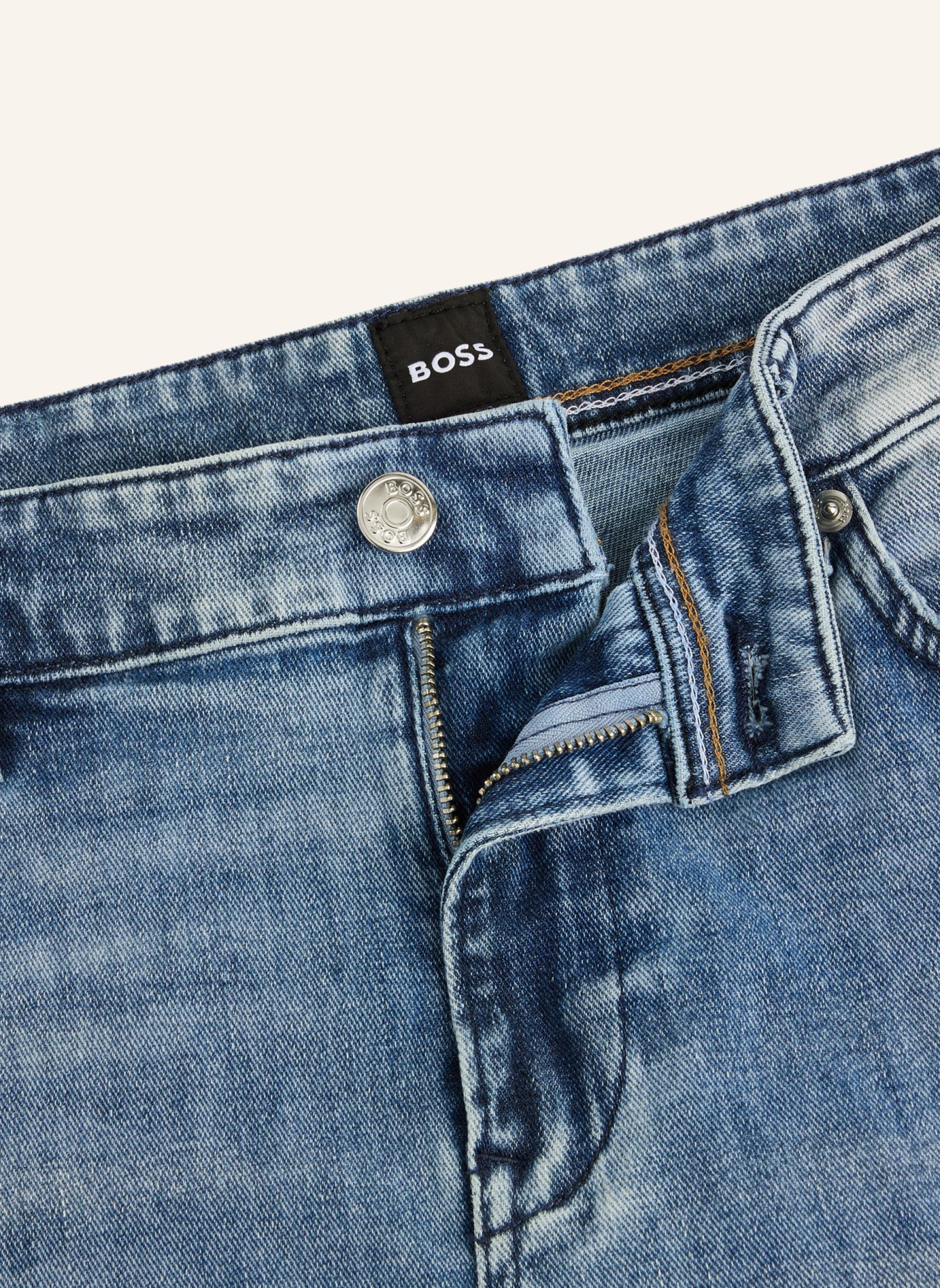 BOSS Jeans DELAWARE3-1 Slim Fit, Farbe: TÜRKIS (Bild 2)