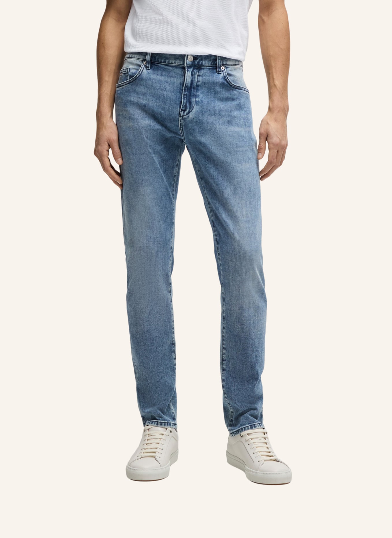 BOSS Jeans DELAWARE3-1 Slim Fit, Farbe: TÜRKIS (Bild 5)