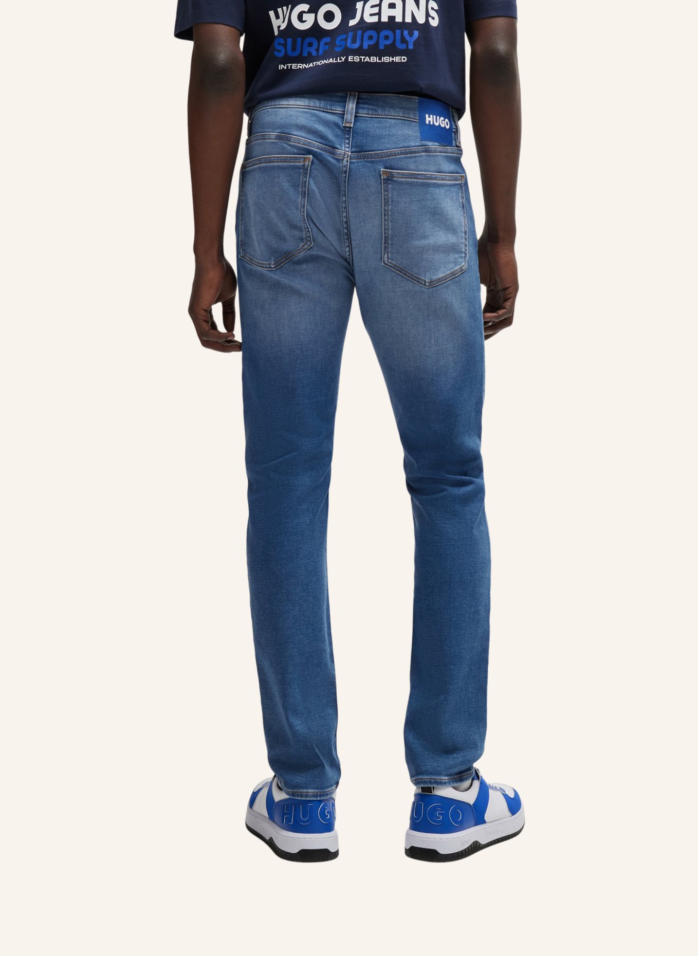 HUGO Jeans ASH-J Slim Fit, Farbe: BLAU (Bild 3)