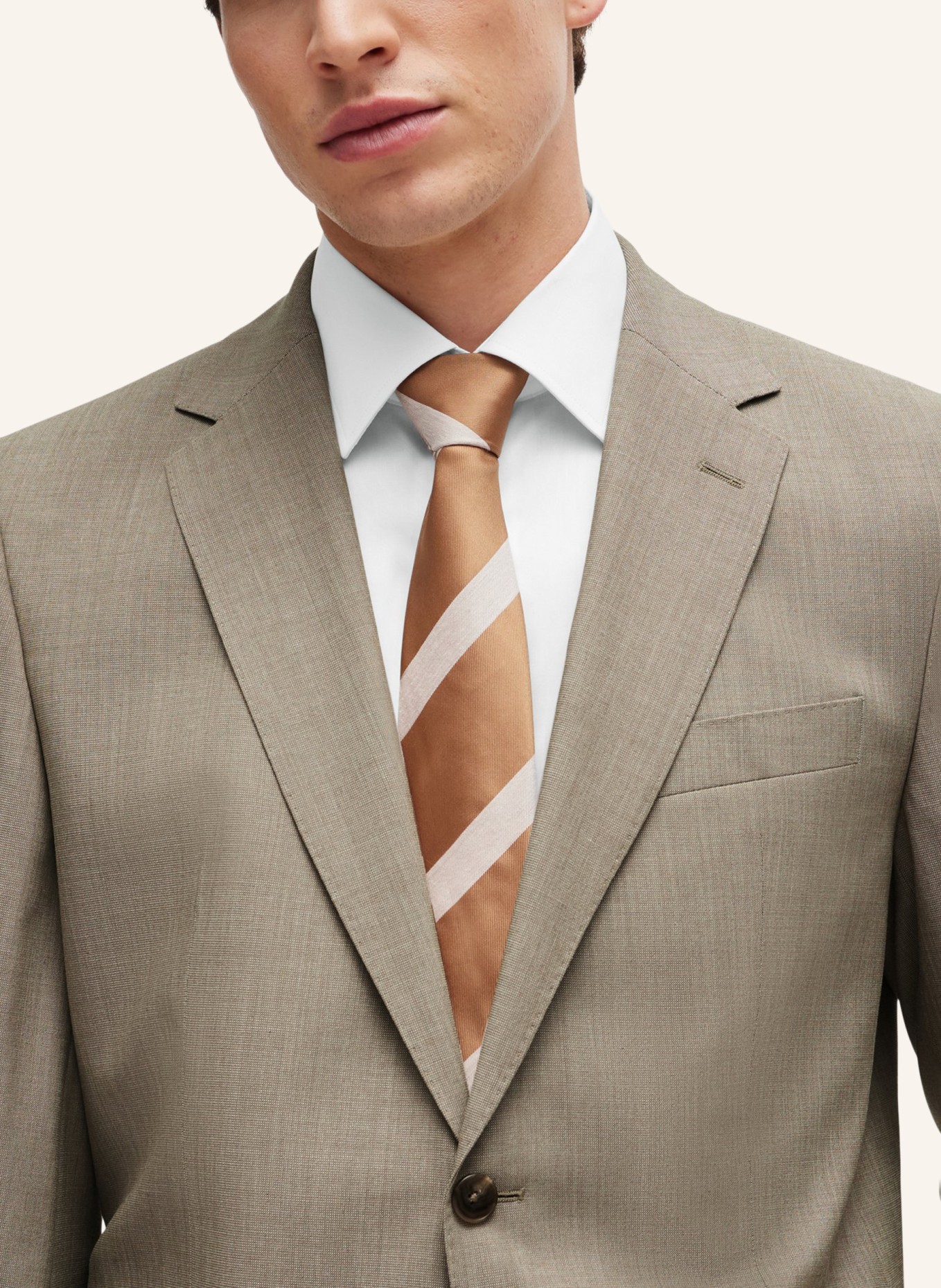 BOSS Business Anzug H-JECKSON-2PCS-224 Regular Fit, Farbe: BEIGE (Bild 4)