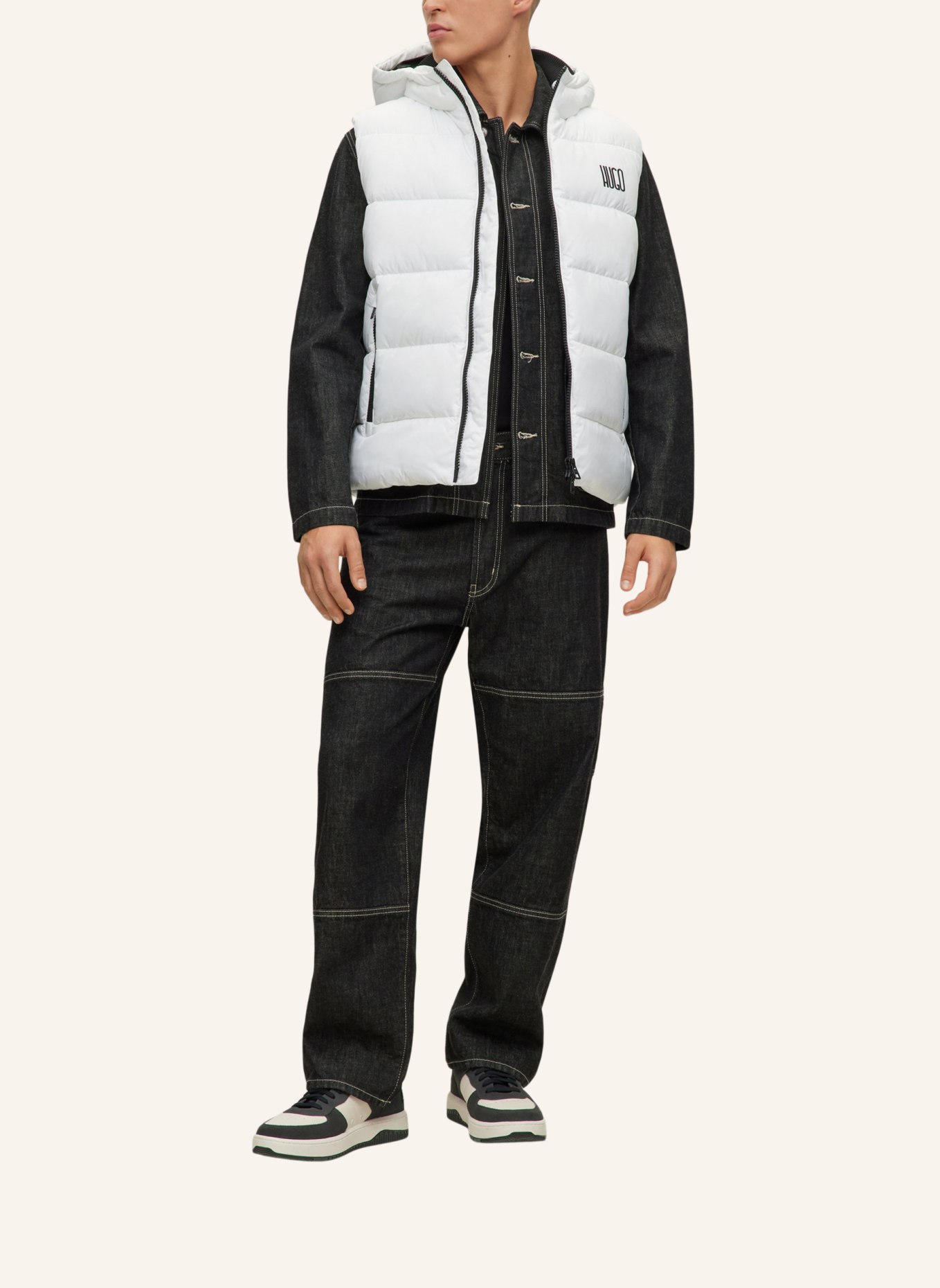 HUGO Casual Jacke BALTI2241_IN Slim Fit, Farbe: WEISS (Bild 6)