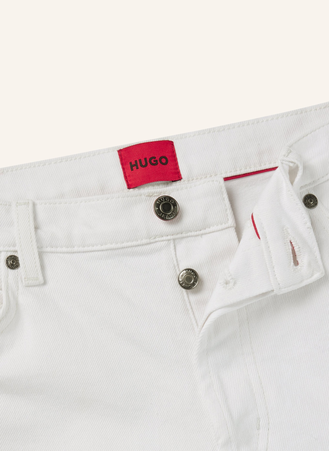 HUGO Jeans HUGO 634/S Tapered Fit, Farbe: WEISS (Bild 2)