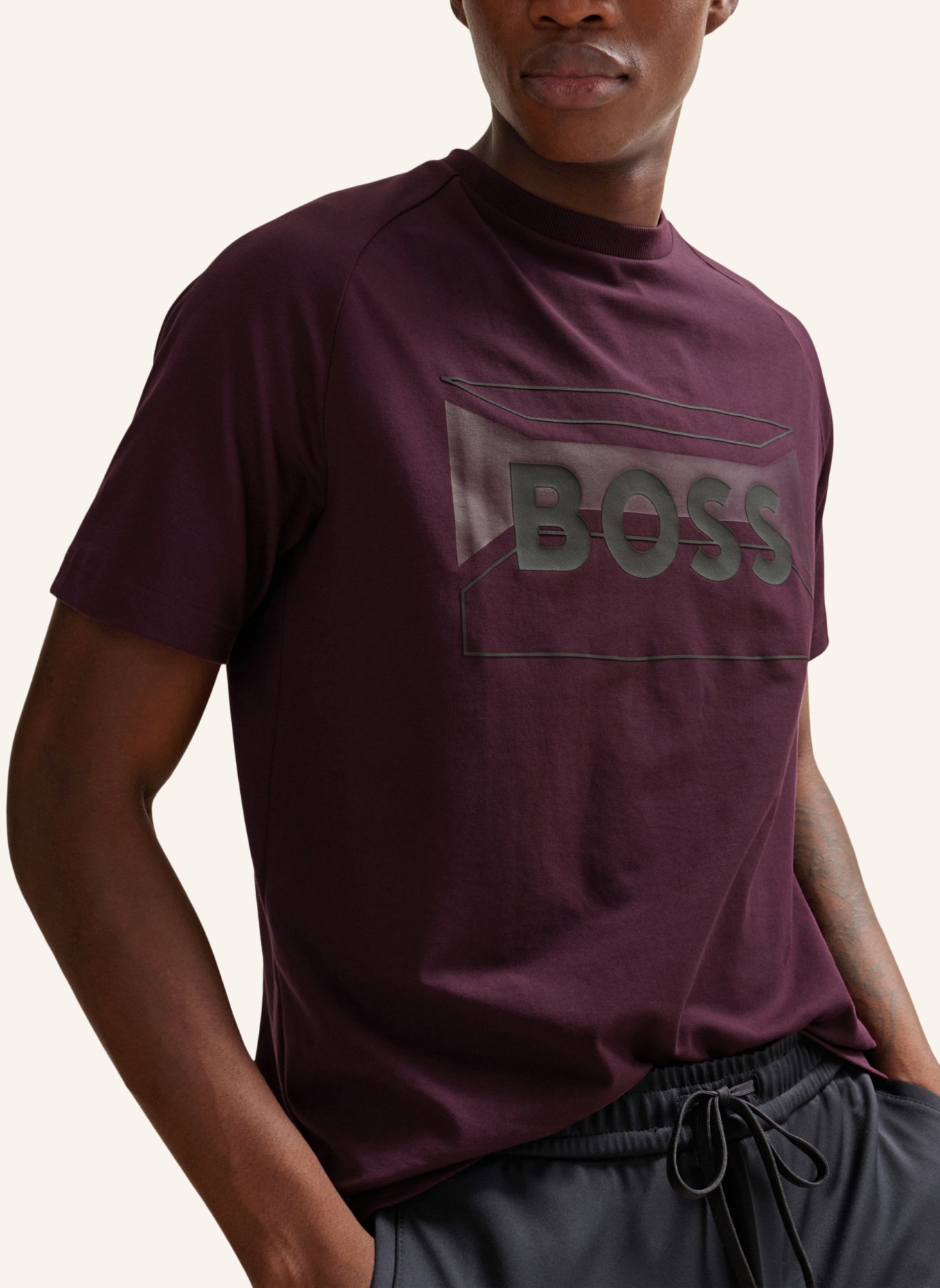 BOSS T-Shirt TEE 2 Regular Fit, Farbe: PINK (Bild 3)