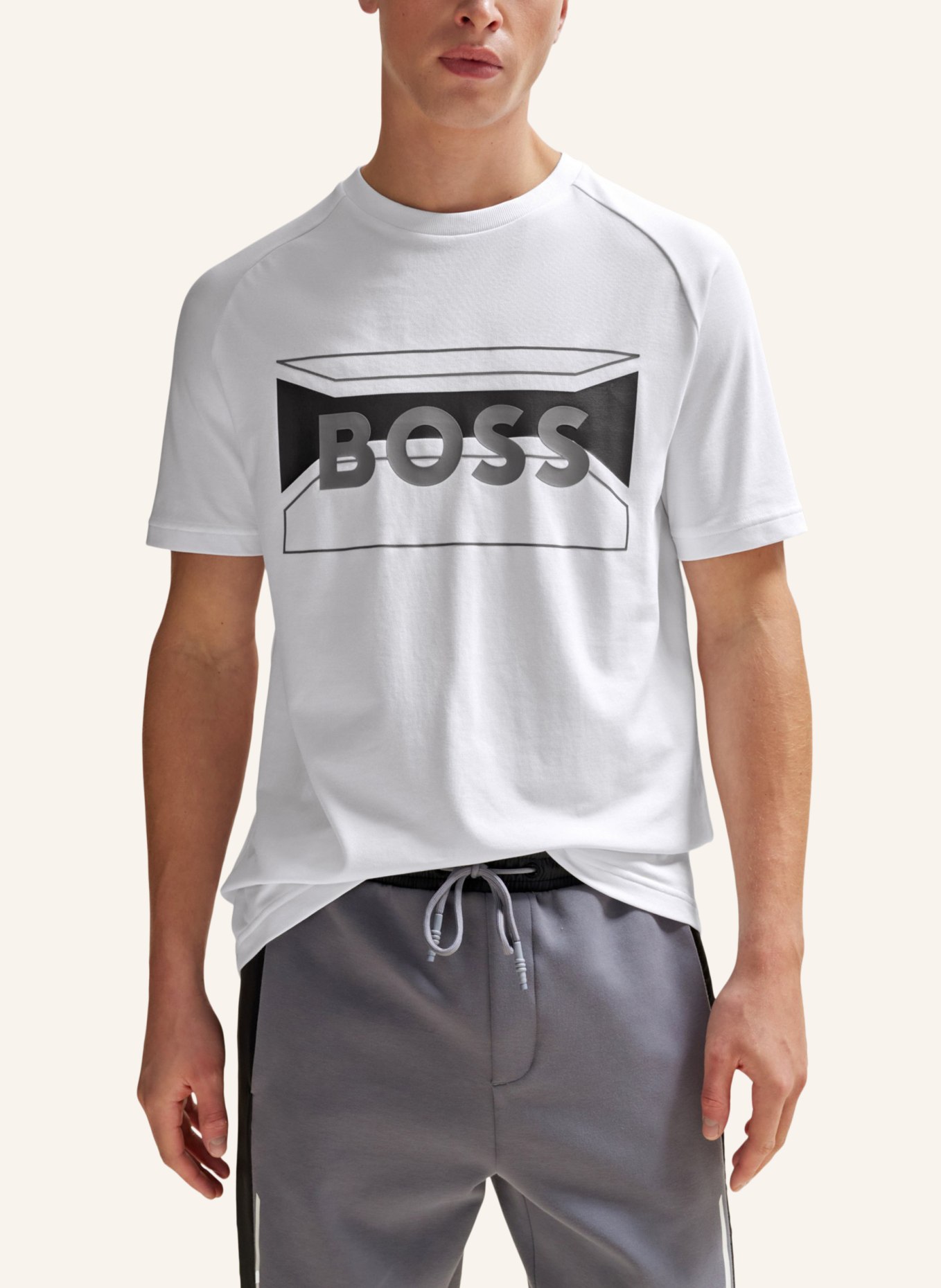 BOSS T-Shirt TEE 2 Regular Fit, Farbe: WEISS (Bild 4)