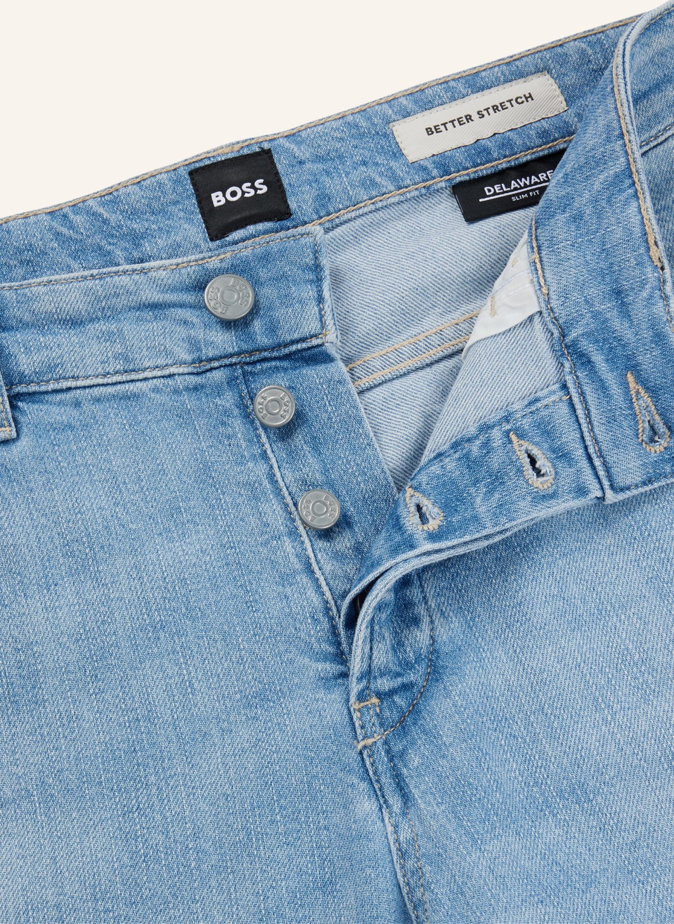 BOSS Jeans DELAWARE3-1-BF Slim Fit, Farbe: TÜRKIS (Bild 2)