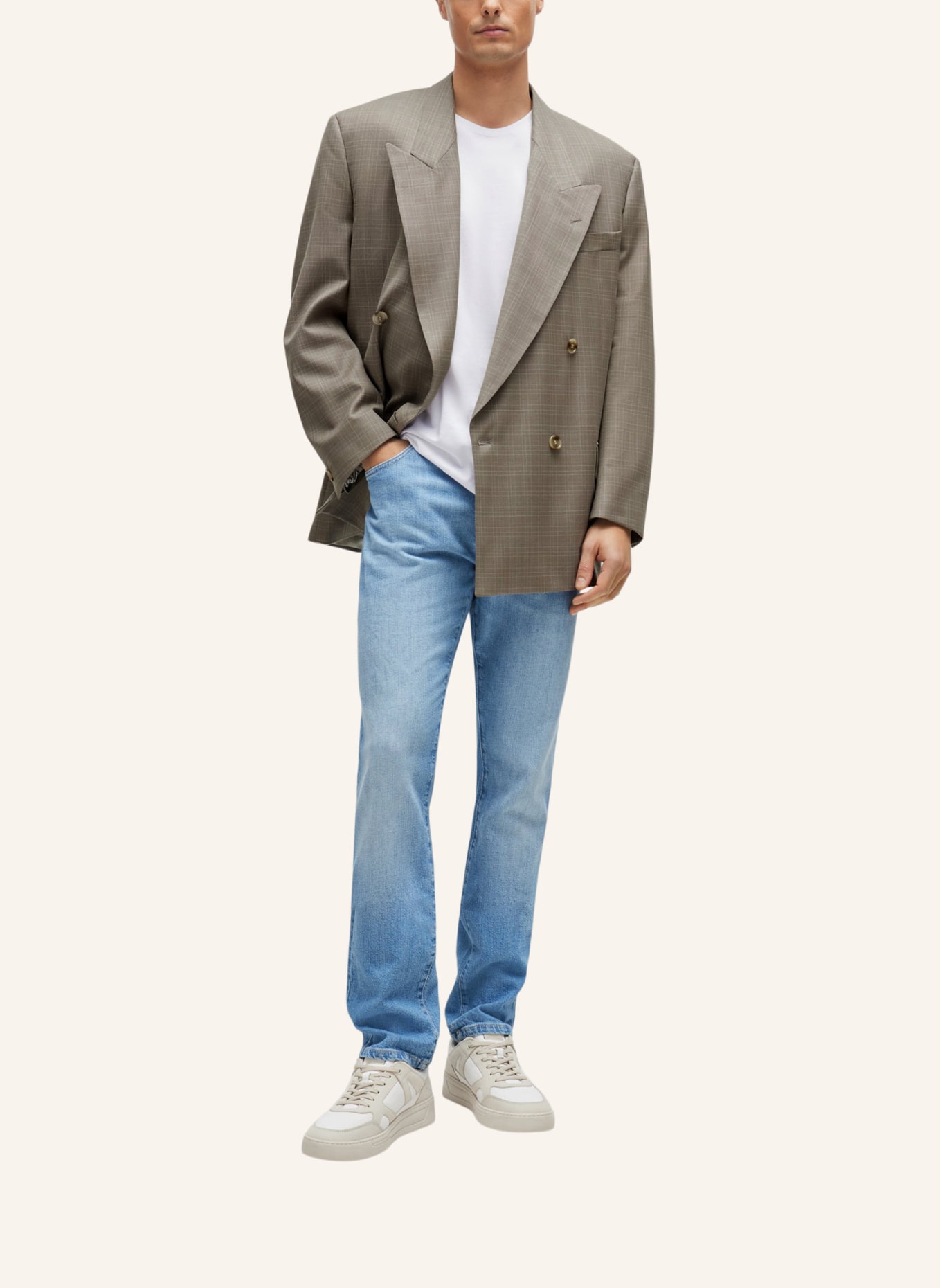 BOSS Jeans DELAWARE3-1-BF Slim Fit, Farbe: TÜRKIS (Bild 6)