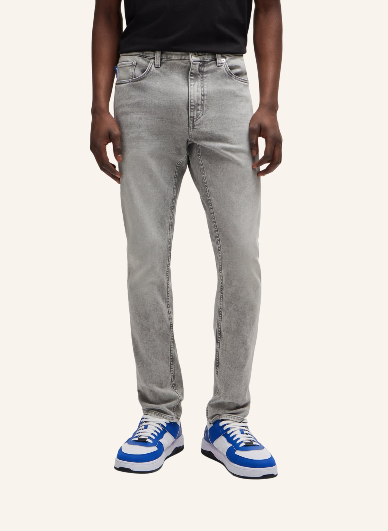 HUGO Jeans ZANE-J Extra-Slim Fit, Farbe: GRAU (Bild 5)