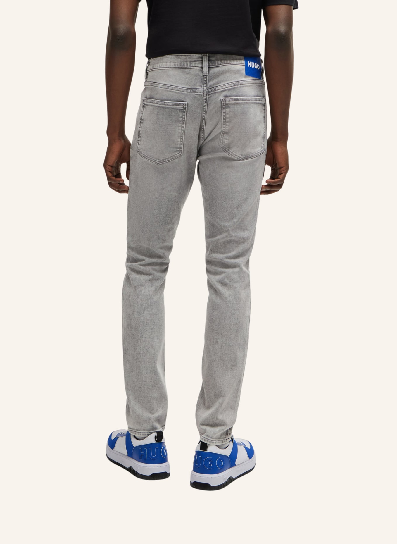 HUGO Jeans ZANE-J Extra-Slim Fit, Farbe: GRAU (Bild 3)