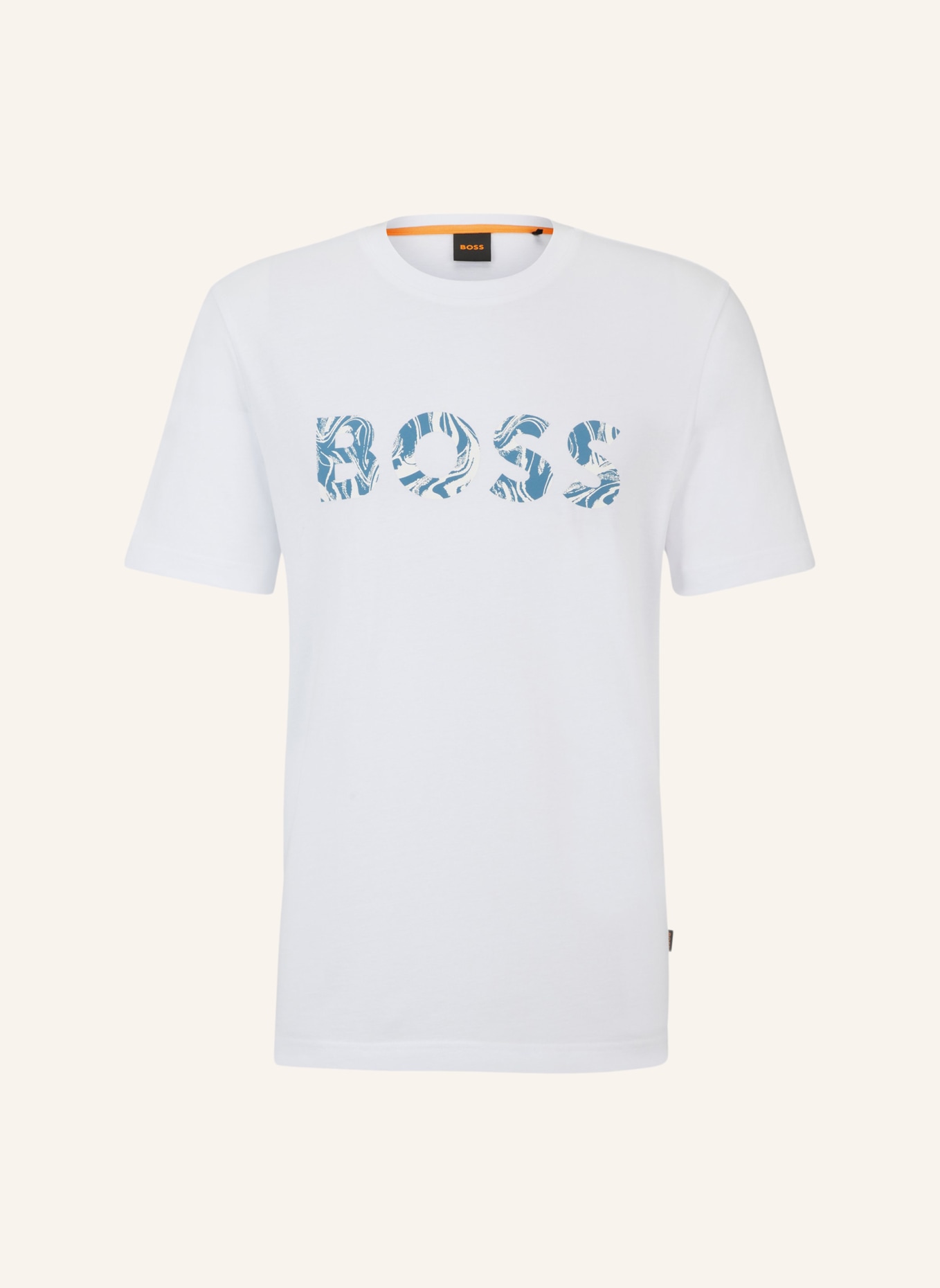 BOSS T-Shirt TE_BOSSOCEAN Regular Fit, Farbe: WEISS (Bild 1)