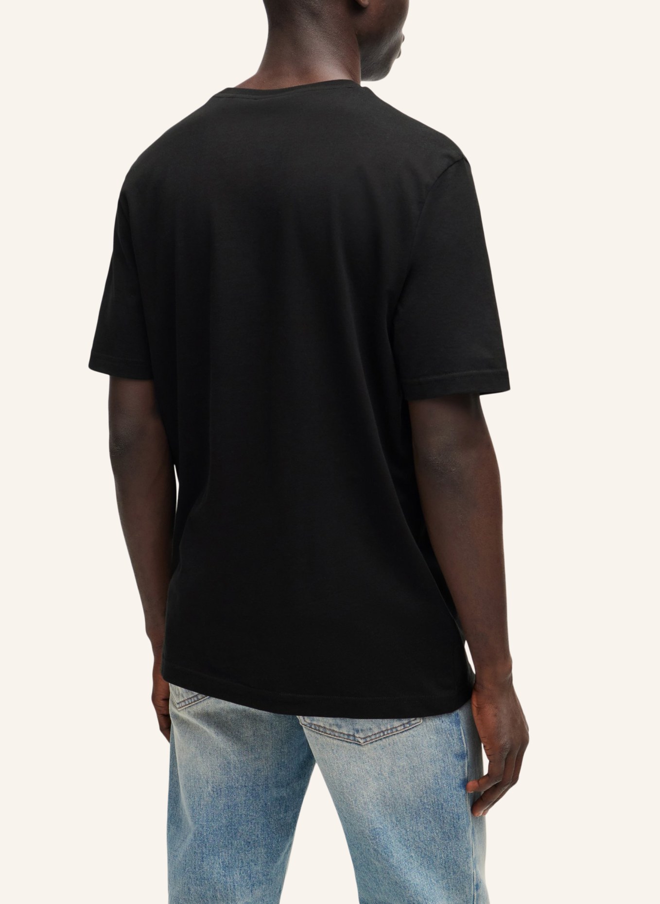 BOSS T-Shirt TE_BOSSOCEAN Regular Fit, Farbe: SCHWARZ (Bild 2)