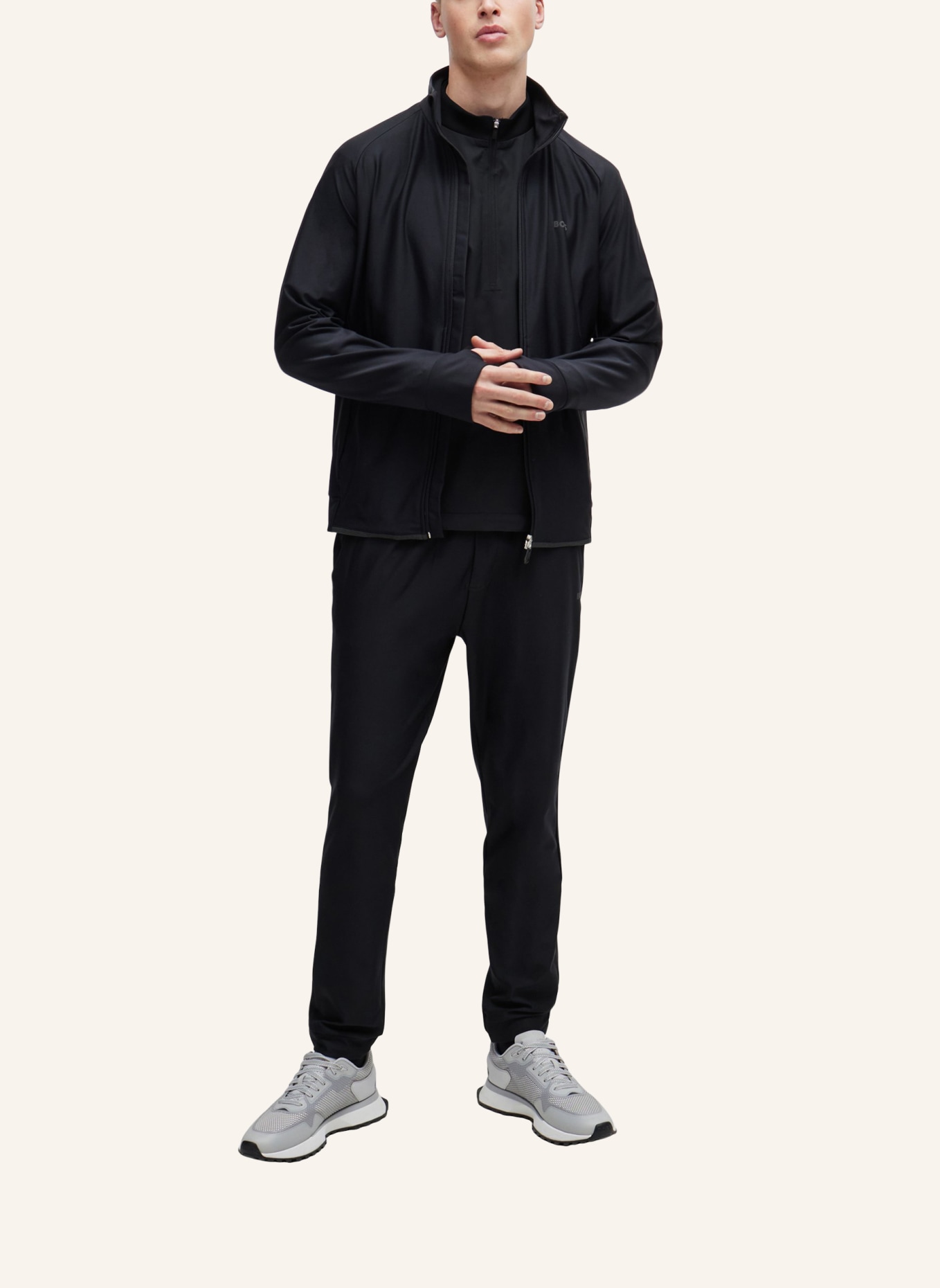 BOSS Sweatshirt SICON ACTIVE Regular Fit, Farbe: SCHWARZ (Bild 5)