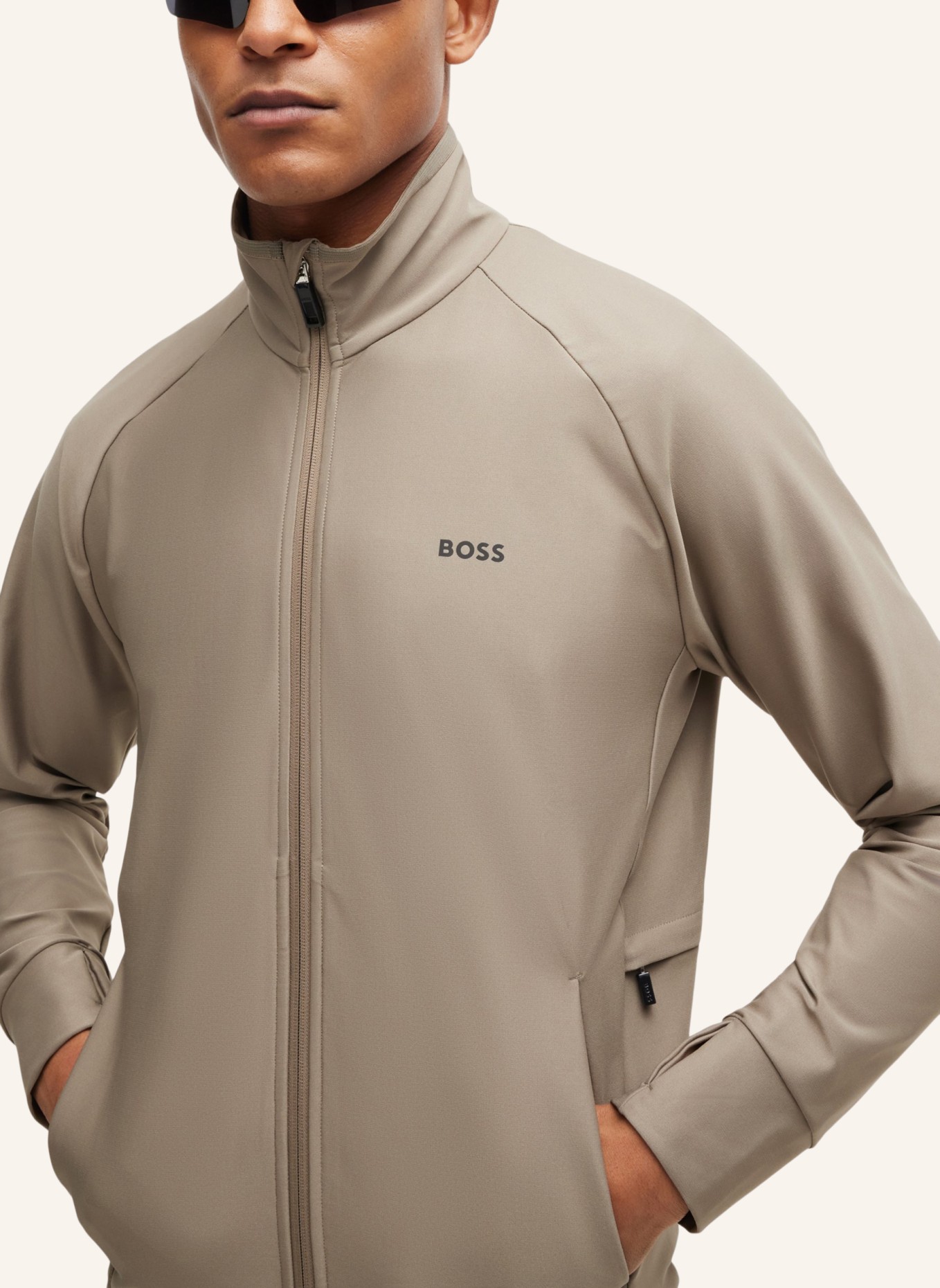 BOSS Sweatshirt SICON ACTIVE Regular Fit, Farbe: HELLGRÜN (Bild 3)
