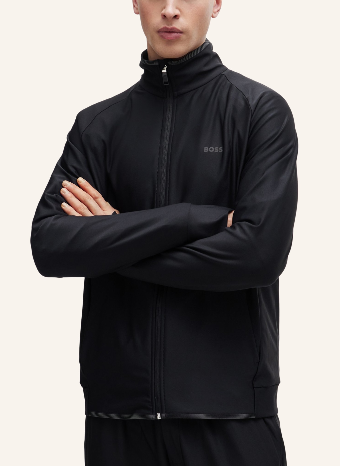 BOSS Sweatshirt SICON ACTIVE Regular Fit, Farbe: SCHWARZ (Bild 4)