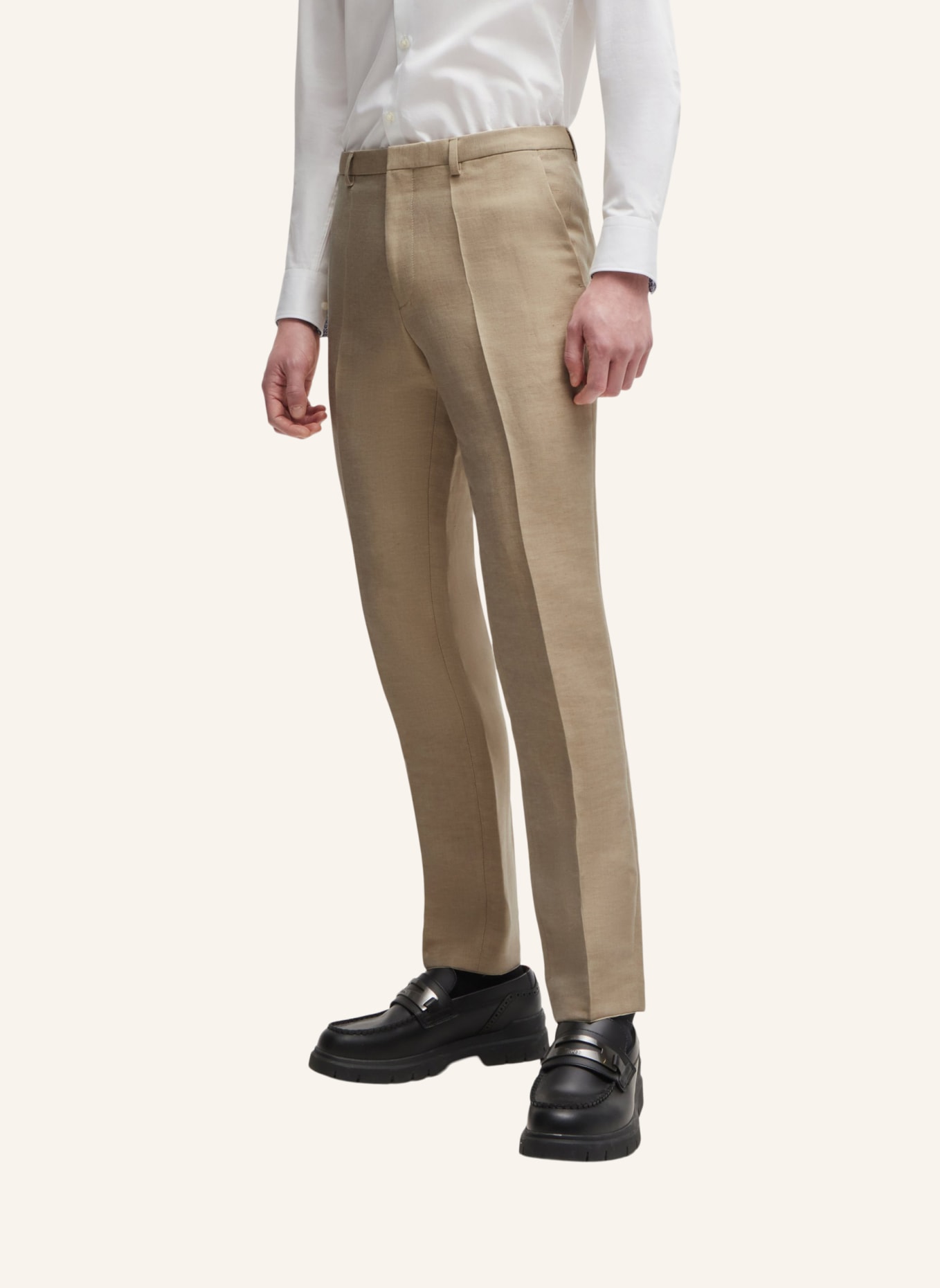 HUGO Business Anzug ARTI/HESTEN232X Extra-Slim Fit, Farbe: KHAKI (Bild 6)