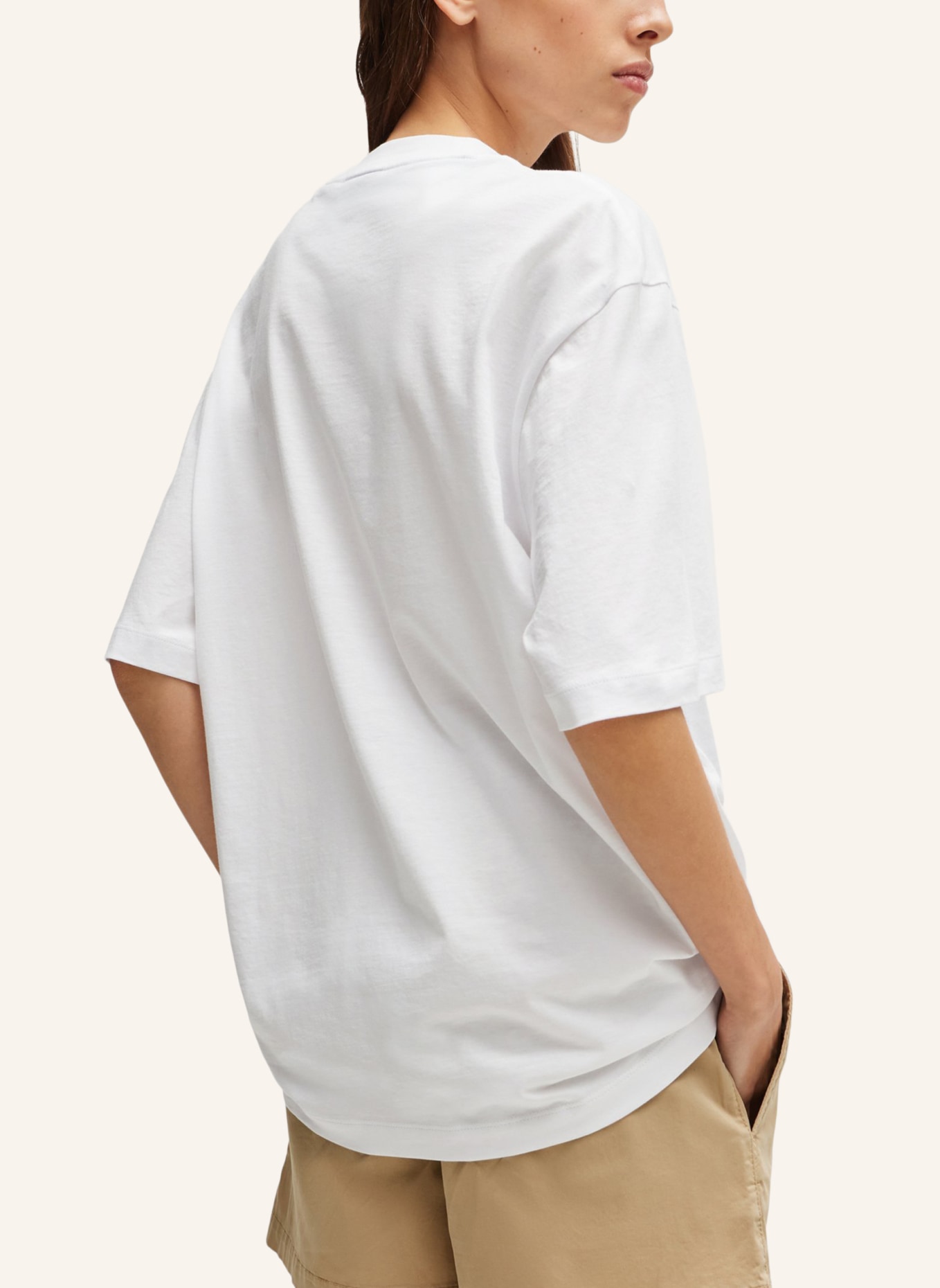HUGO T-Shirt NIMPER Regular Fit, Farbe: WEISS (Bild 2)