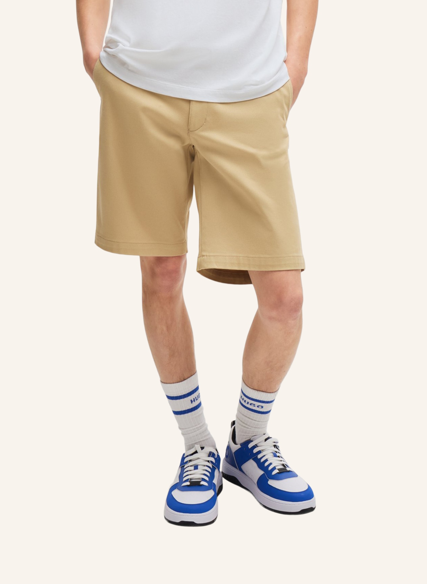 HUGO T-Shirt NALAYO Regular Fit, Farbe: WEISS (Bild 5)