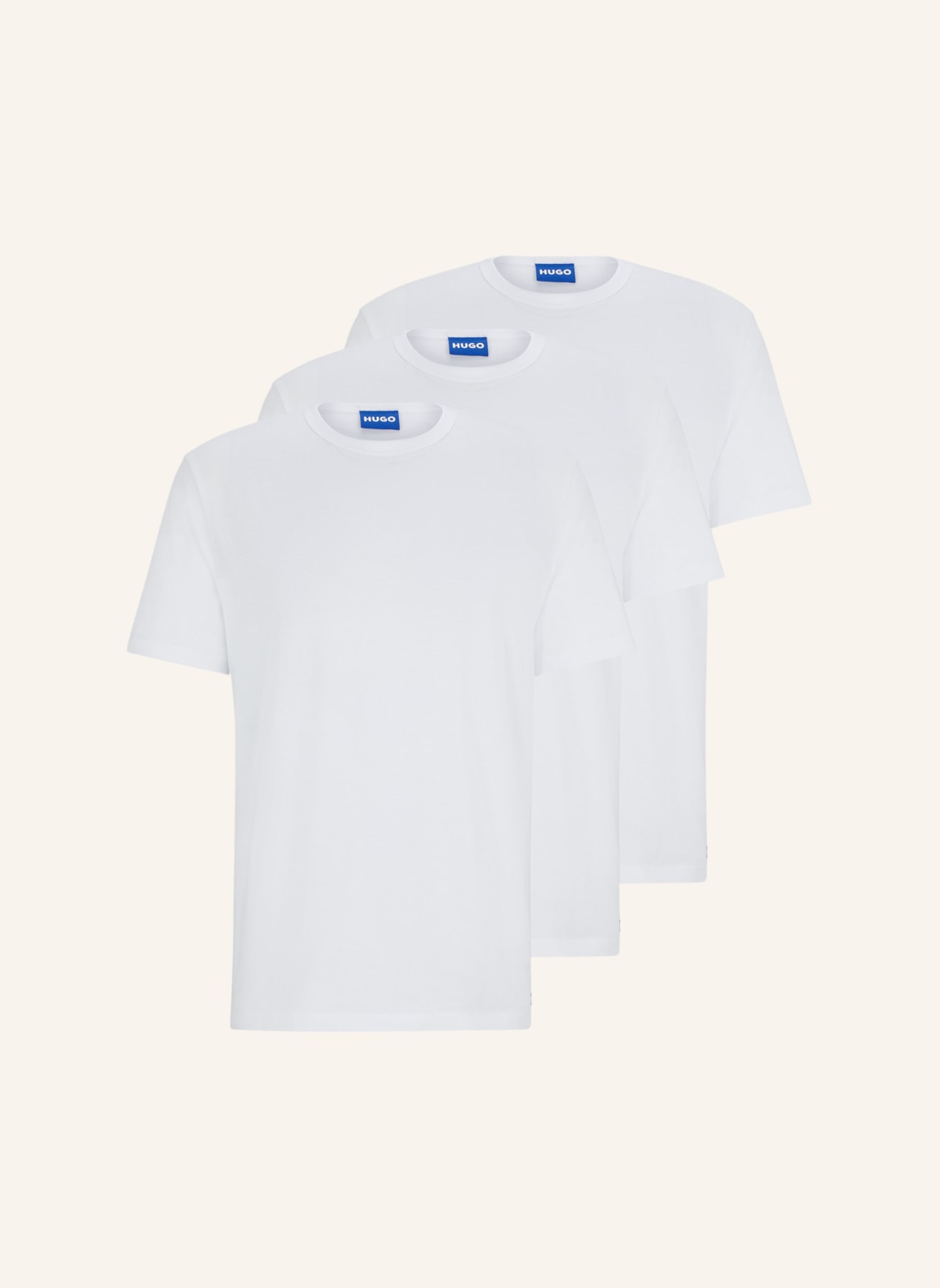 HUGO T-Shirt BLUE3_NAOLO Regular Fit, Farbe: WEISS (Bild 1)