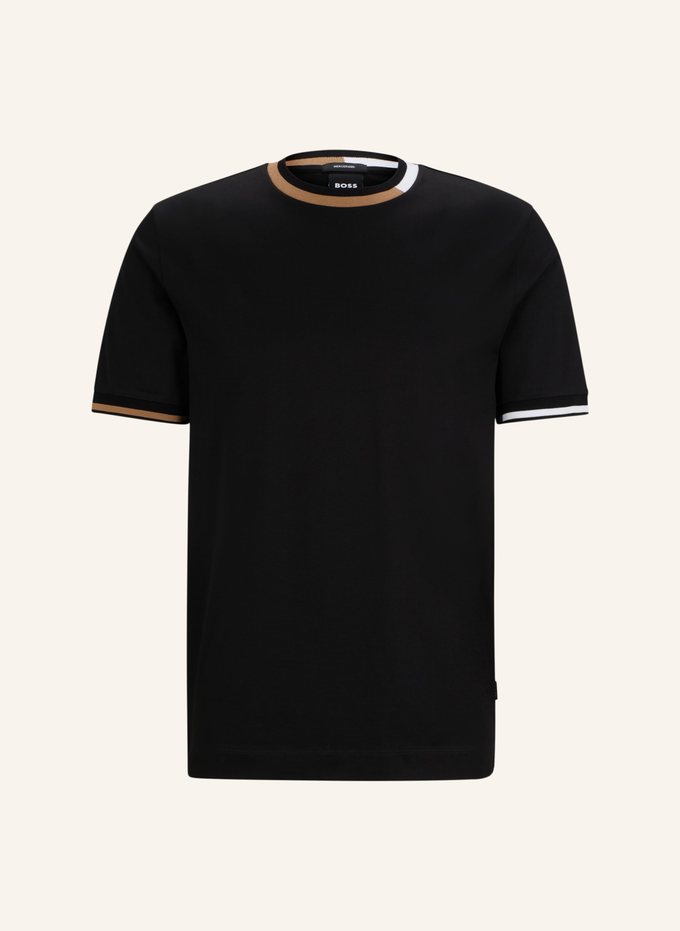 BOSS T-Shirt THOMPSON 211 Regular Fit, Farbe: SCHWARZ (Bild 1)