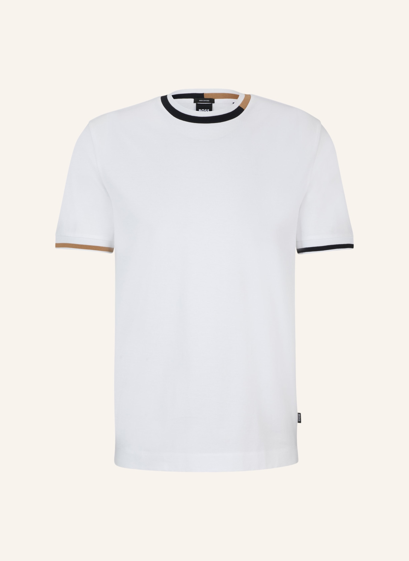 BOSS T-Shirt THOMPSON 211 Regular Fit, Farbe: WEISS (Bild 1)
