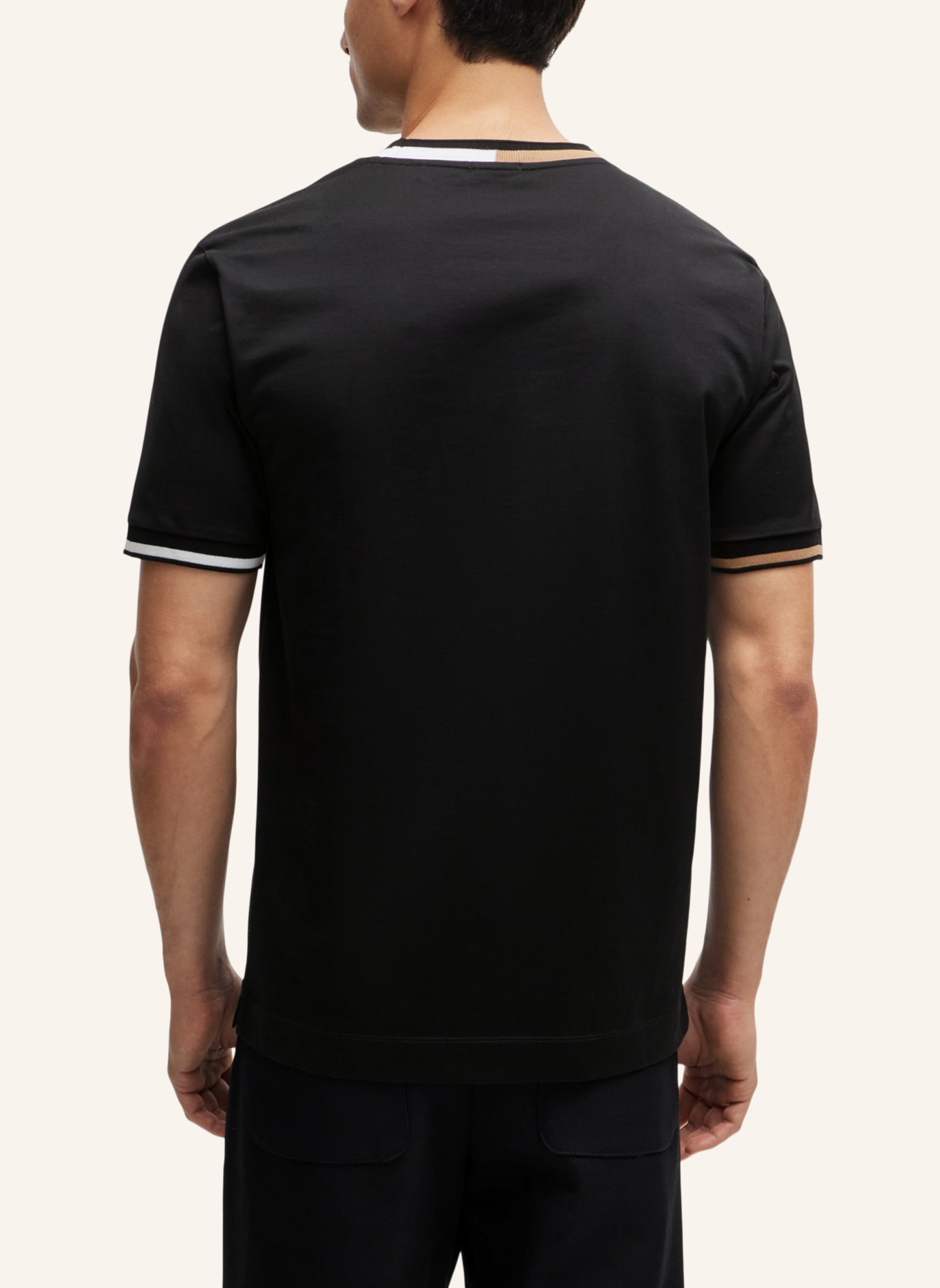 BOSS T-Shirt THOMPSON 211 Regular Fit, Farbe: SCHWARZ (Bild 2)