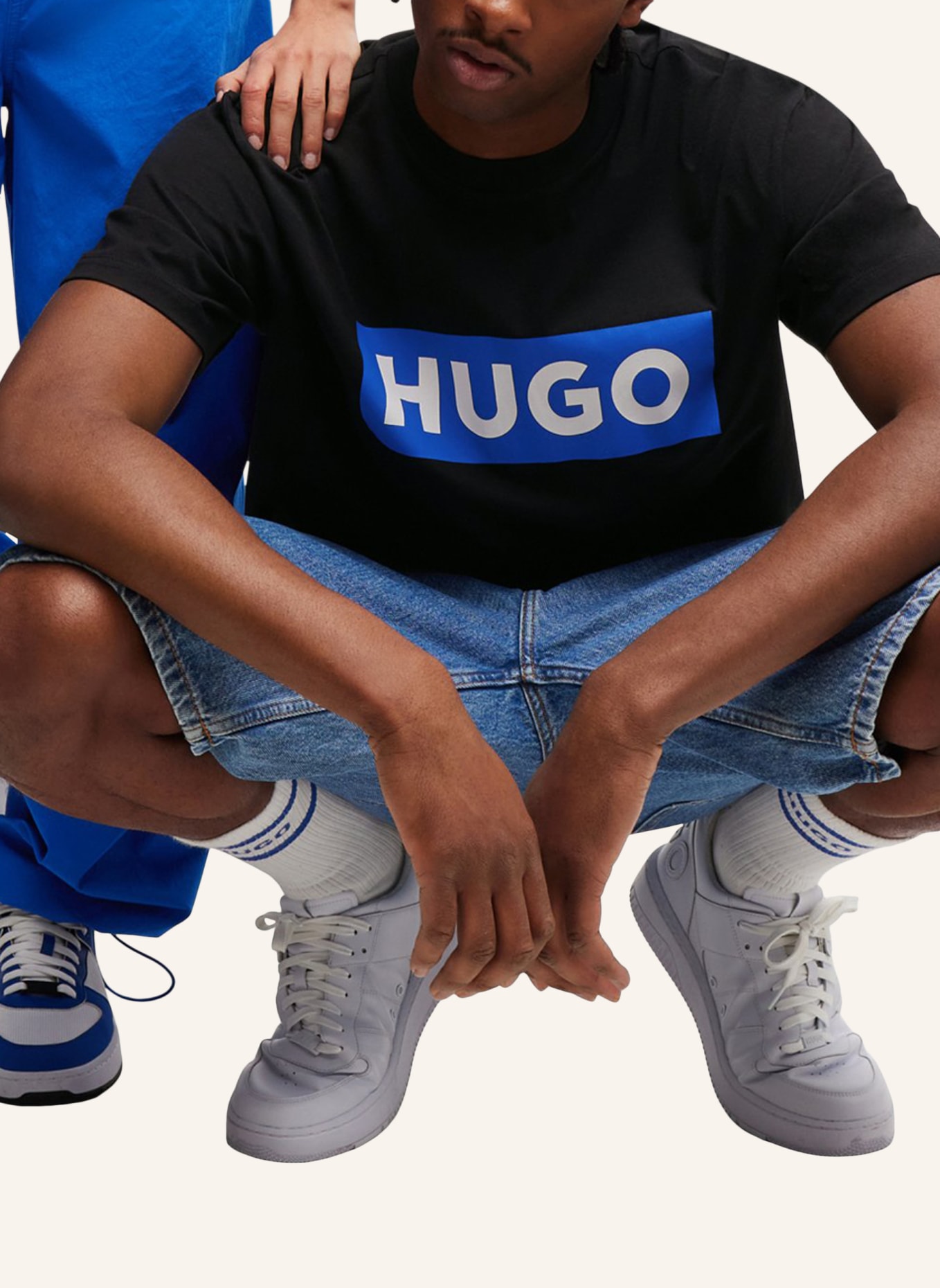 HUGO T-Shirt NICO Regular Fit, Farbe: SCHWARZ (Bild 5)