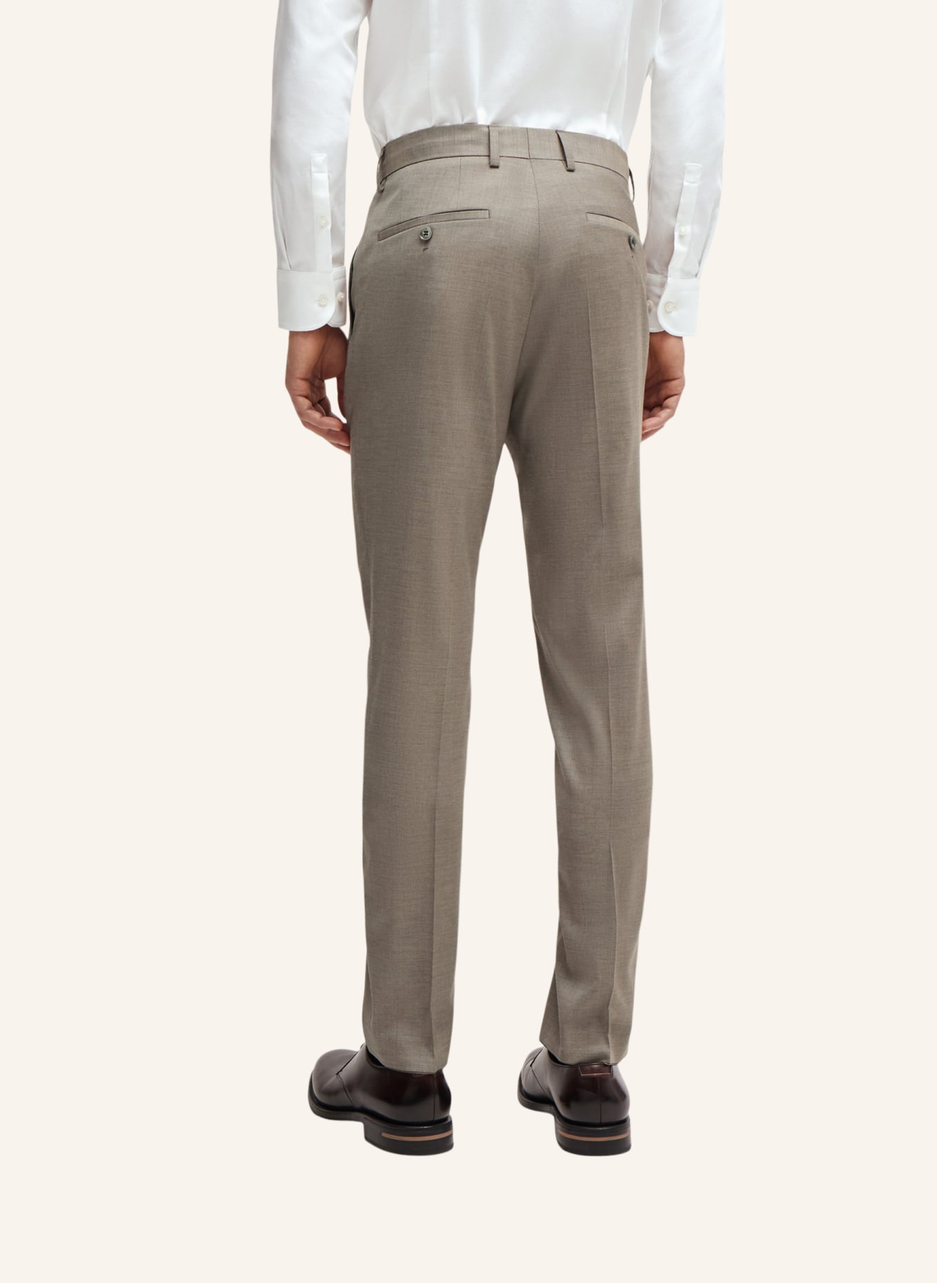 BOSS Business Anzug H-HUGE-3PCS-232 Slim Fit, Farbe: BEIGE (Bild 7)