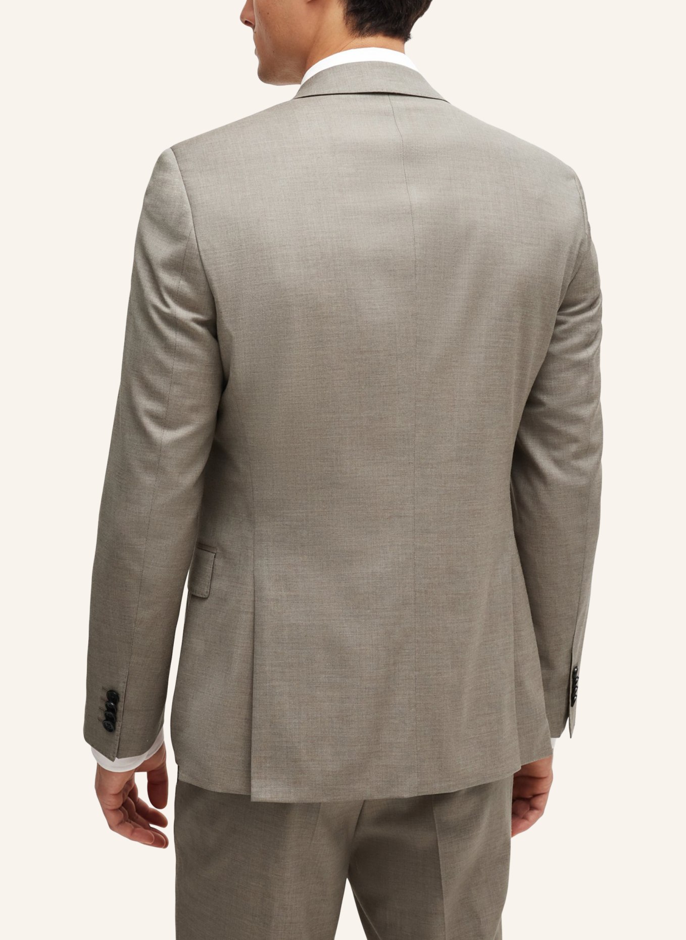 BOSS Business Anzug H-HUGE-3PCS-232 Slim Fit, Farbe: BEIGE (Bild 3)