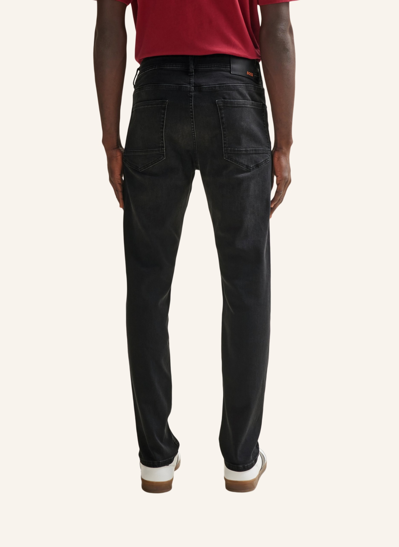 BOSS Jeans TABER ZIP BC-P-1 Tapered Fit, Farbe: DUNKELGRAU (Bild 3)