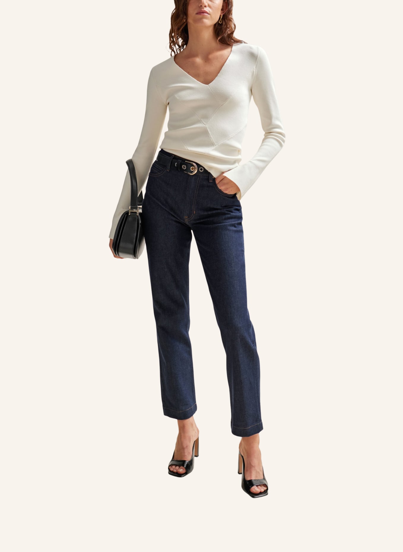 BOSS Jeans ADA HR Slim Fit, Farbe: DUNKELBLAU (Bild 6)