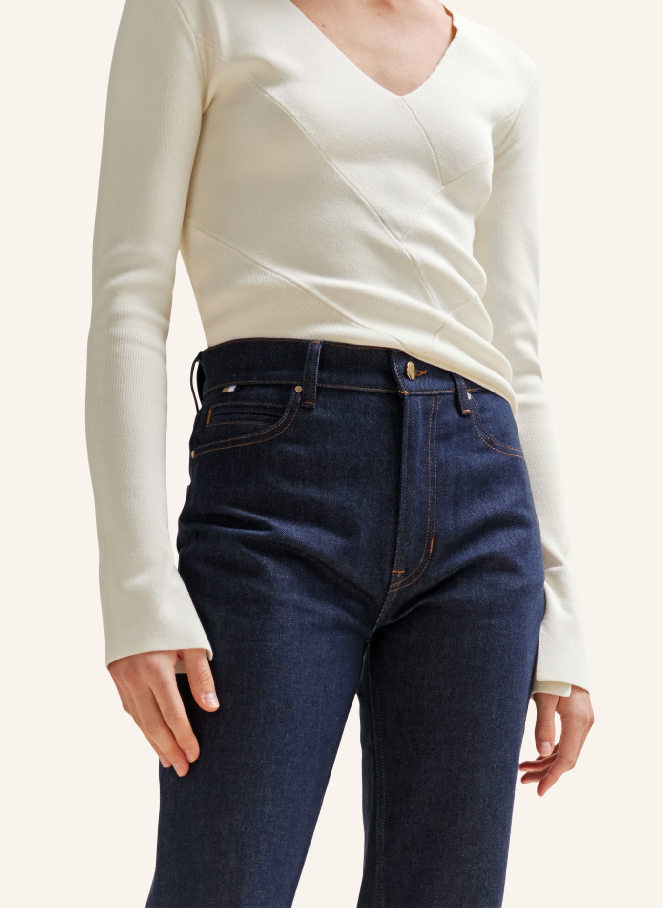 BOSS Jeans ADA HR Slim Fit, Farbe: DUNKELBLAU (Bild 4)