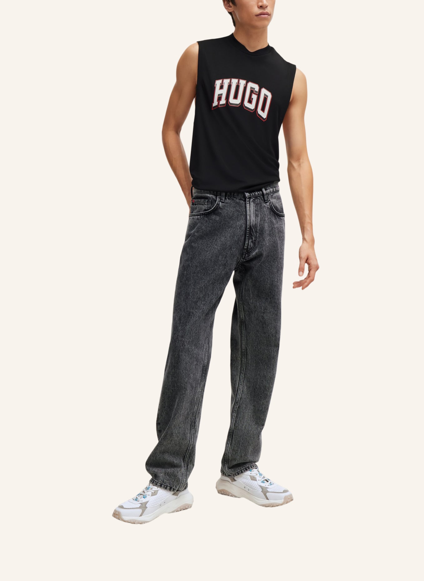 HUGO Jeans HUGO 640 Regular Fit, Farbe: SCHWARZ (Bild 6)