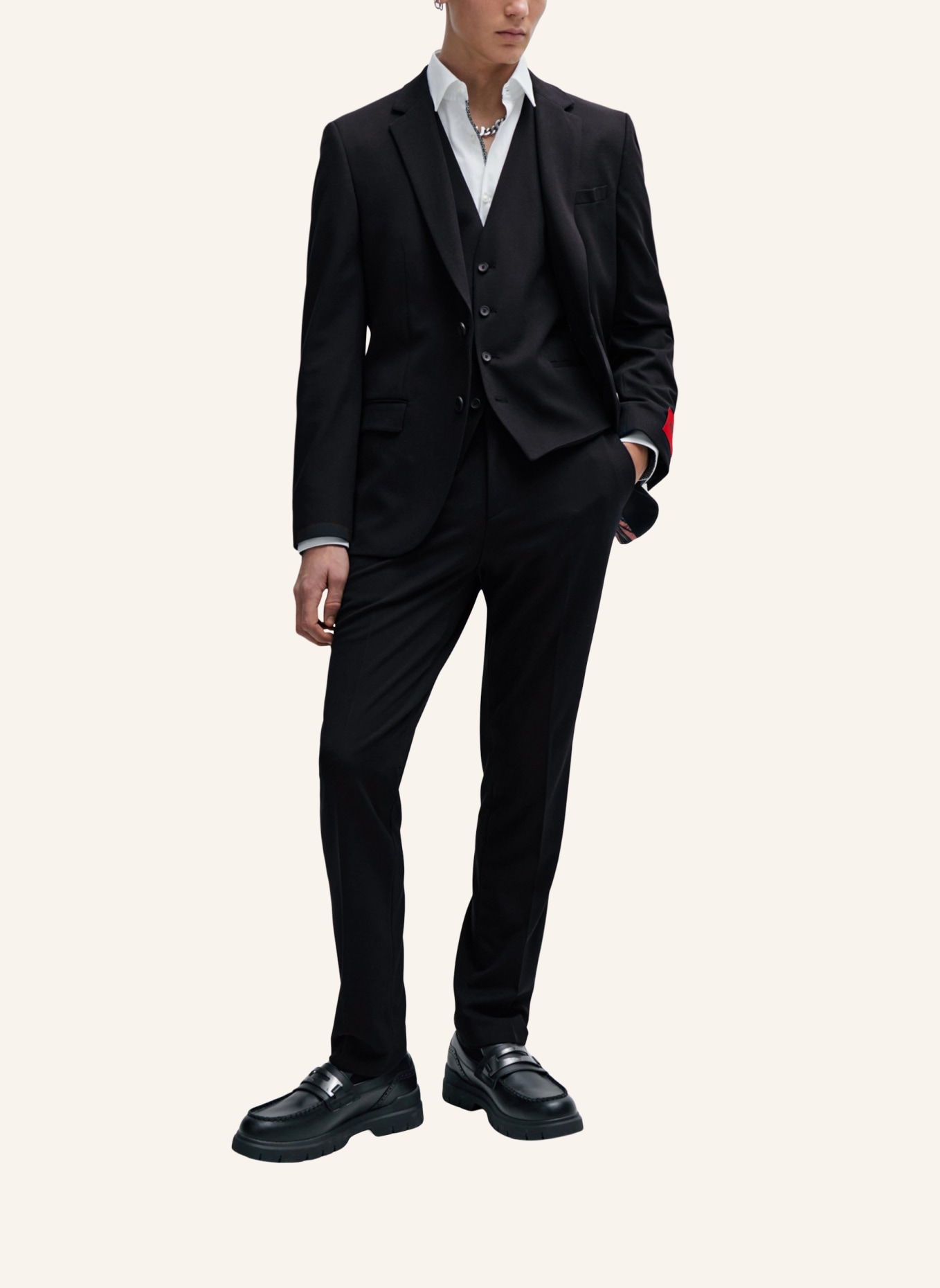 HUGO Business Anzug HENRY/GETLIN241V1J Slim Fit, Farbe: SCHWARZ (Bild 9)