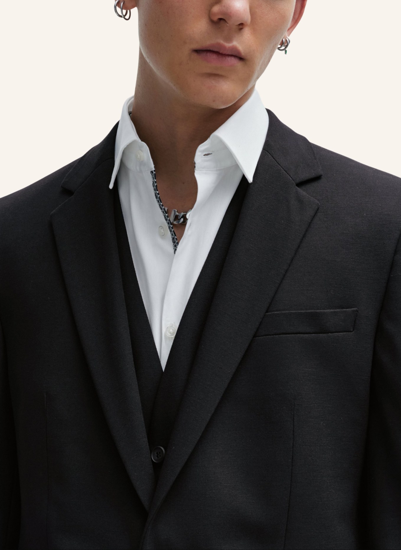 HUGO Business Anzug HENRY/GETLIN241V1J Slim Fit, Farbe: SCHWARZ (Bild 4)