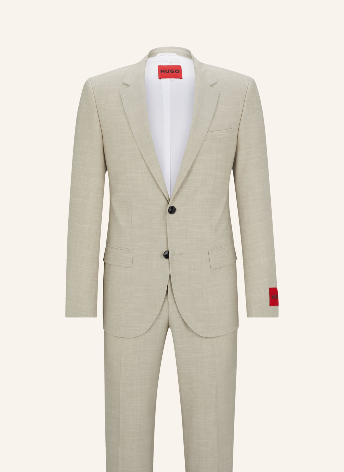 HUGO Business Anzug HENRY/GETLIN232X Slim Fit, Farbe: BEIGE (Bild 1)